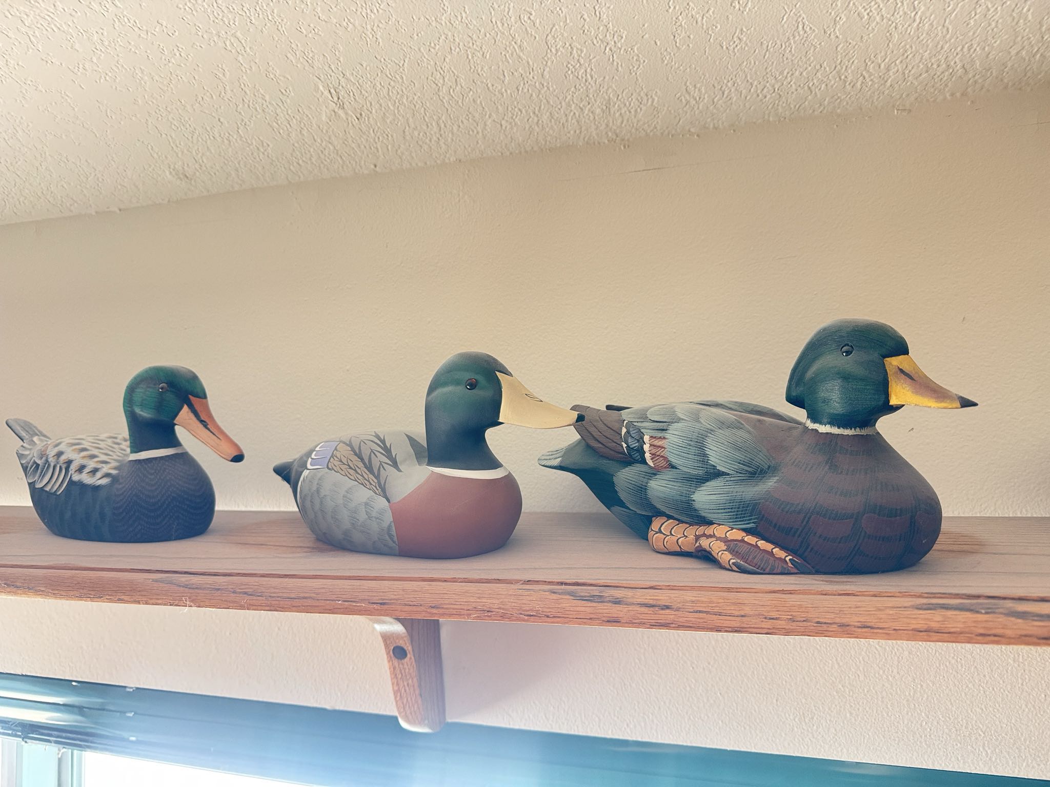 Medium Wooden Duck Decoys, 3 | Maxsold