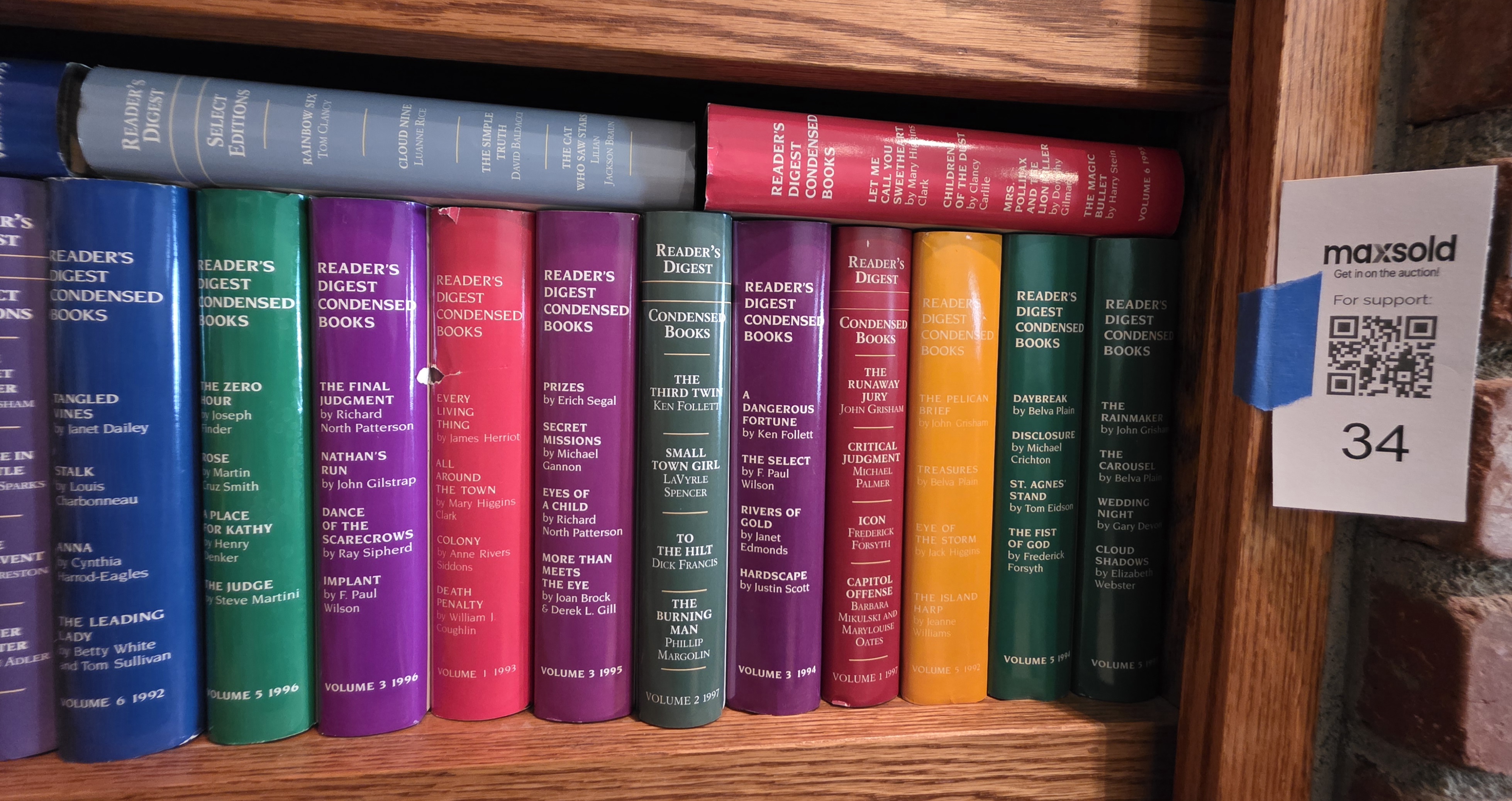 Readers Digest Condensed & Select Editions, 26 Vols | Maxsold