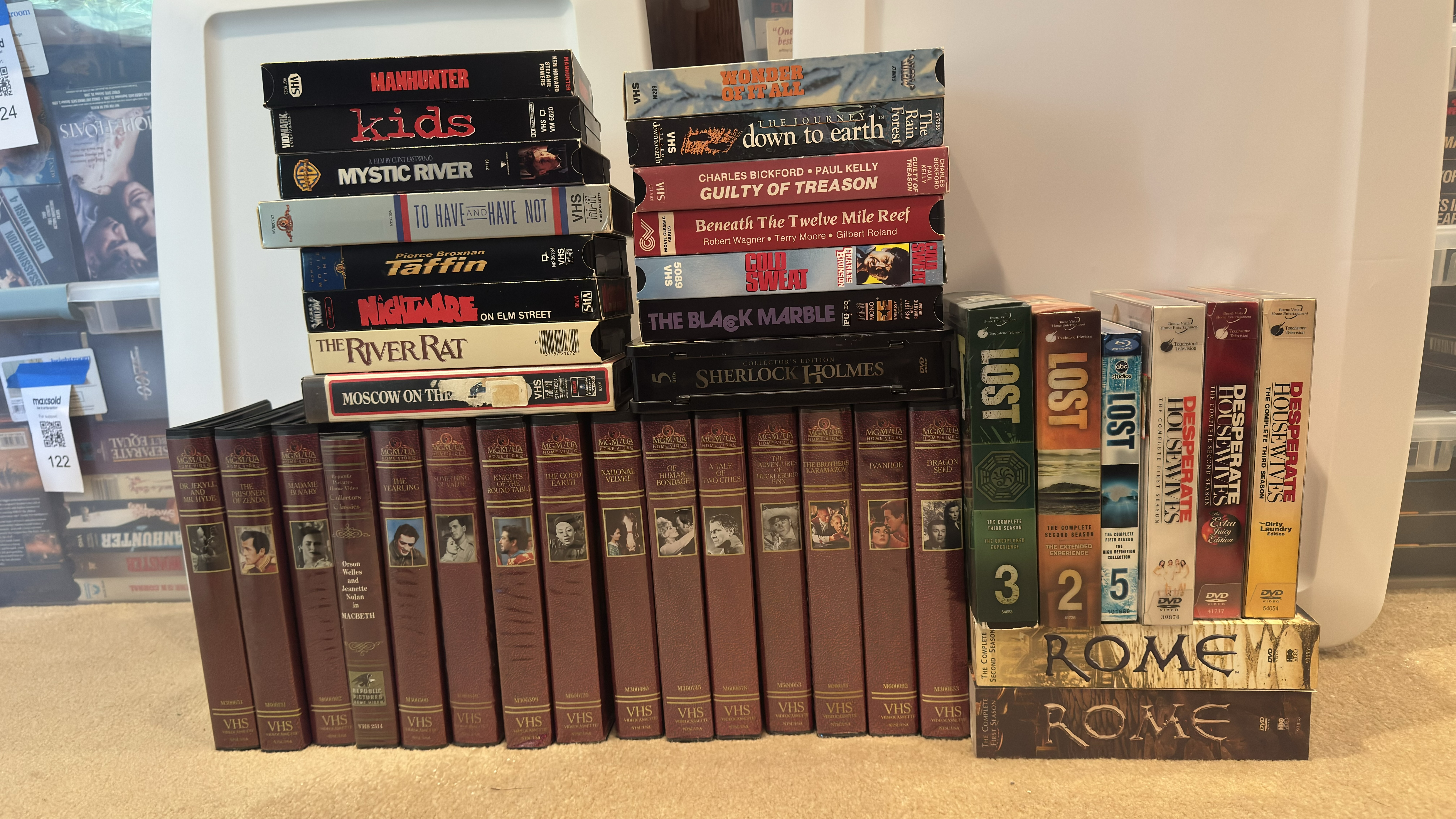 Mixed VHS, DVD And Blu-ray Collection | Maxsold