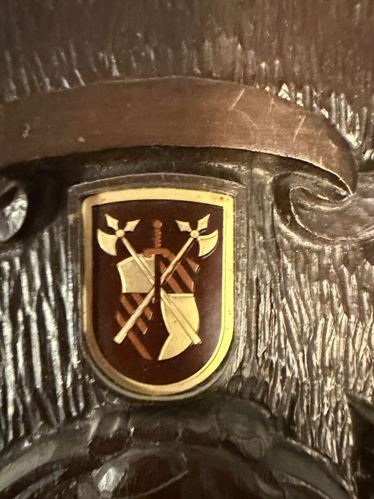 Wooden Heraldic Tremblay Coat-of-Arms Plaque | Maxsold