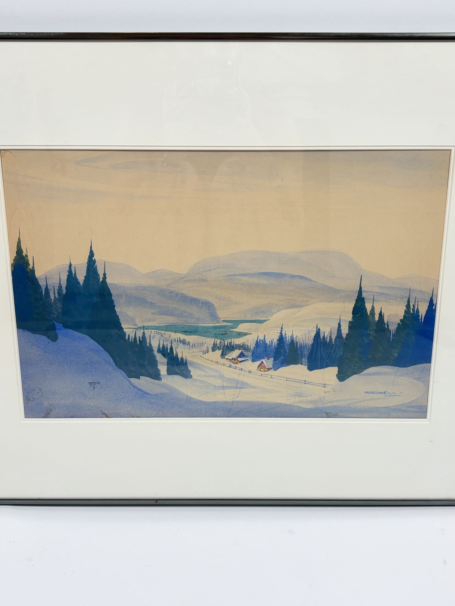 Graham Noble Norwell watercolour 26 x 20 in | Maxsold