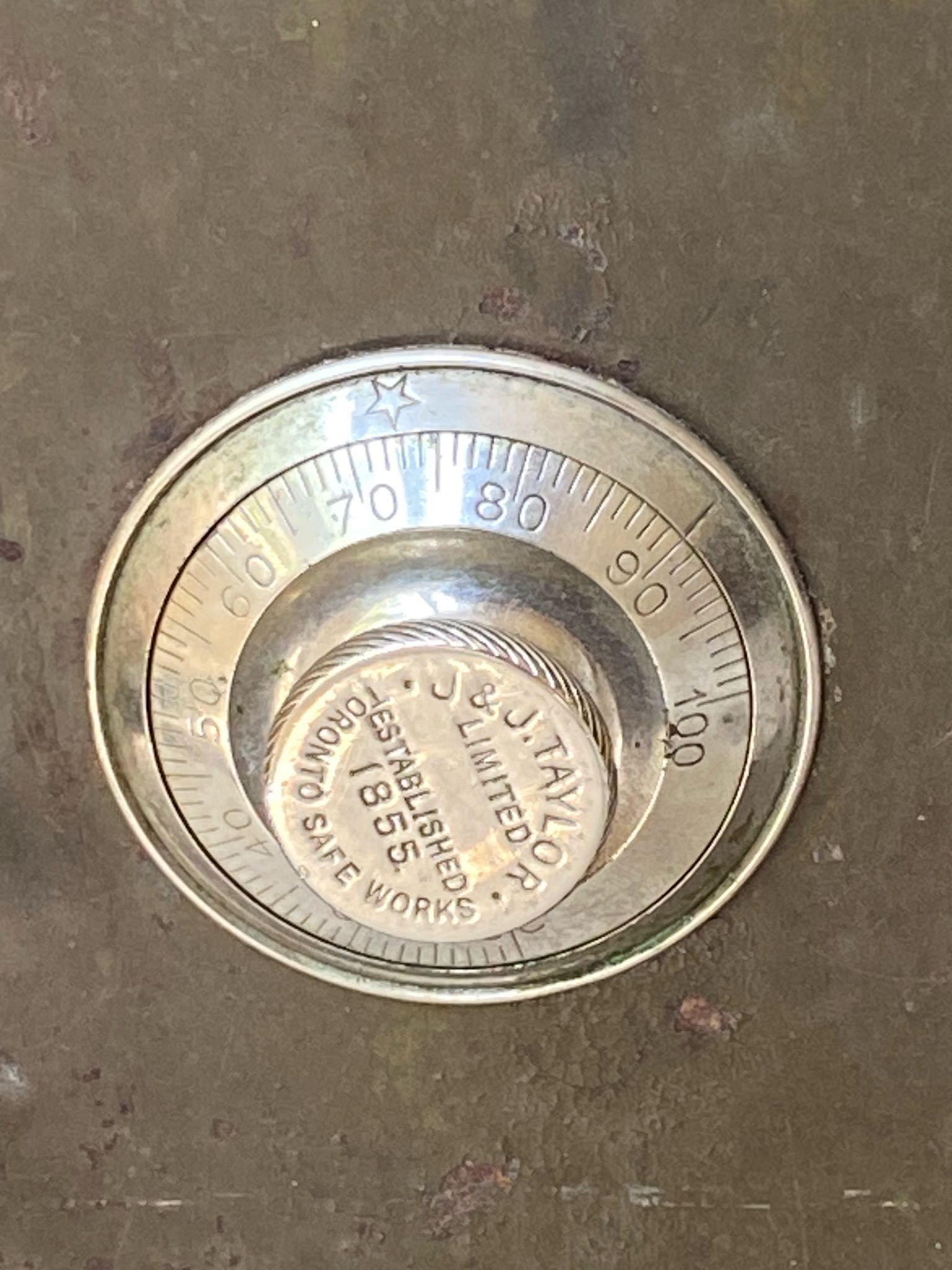 Antique J. & J. Taylor Toronto combination safe | Maxsold