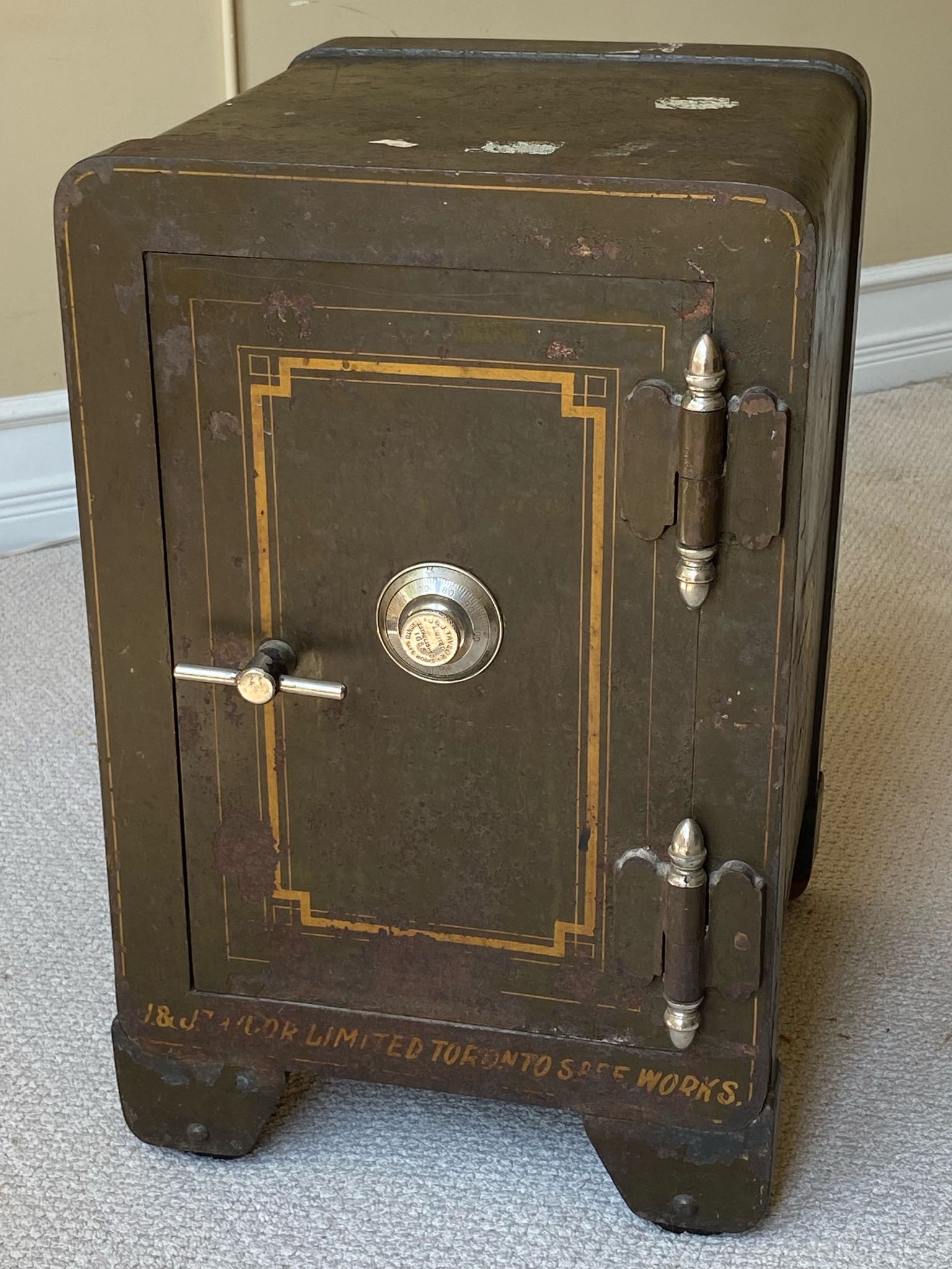 Antique J. & J. Taylor Toronto combination safe | Maxsold