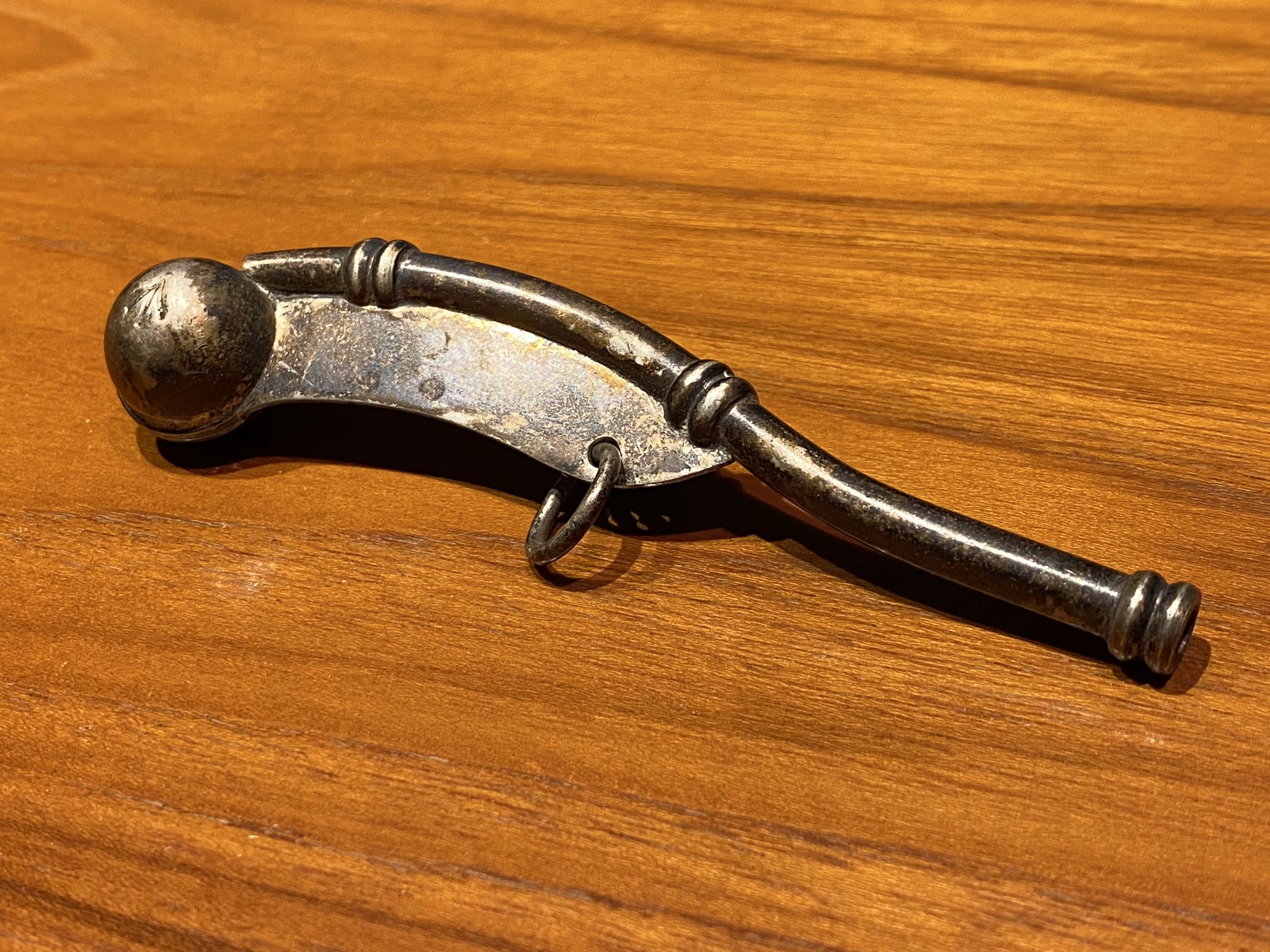 Vintage Royal Navy Boatswain's Call Whistle 4.5