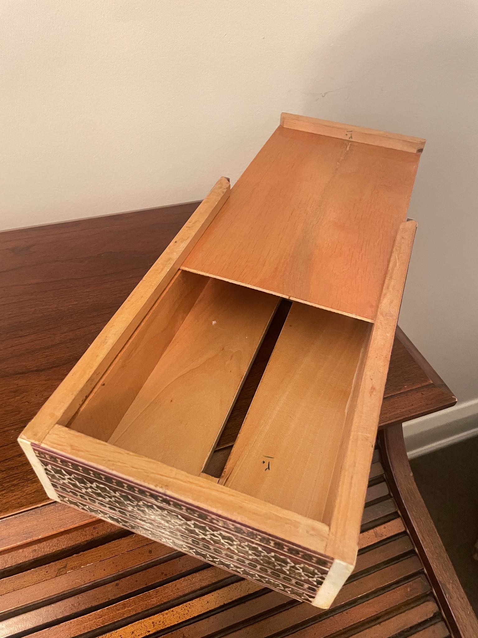 Hand-Painted Wooden Persian Tissue Box | Maxsold