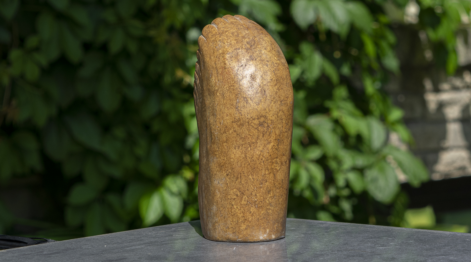 David Maracle Soapstone Chief Sculpture | Maxsold
