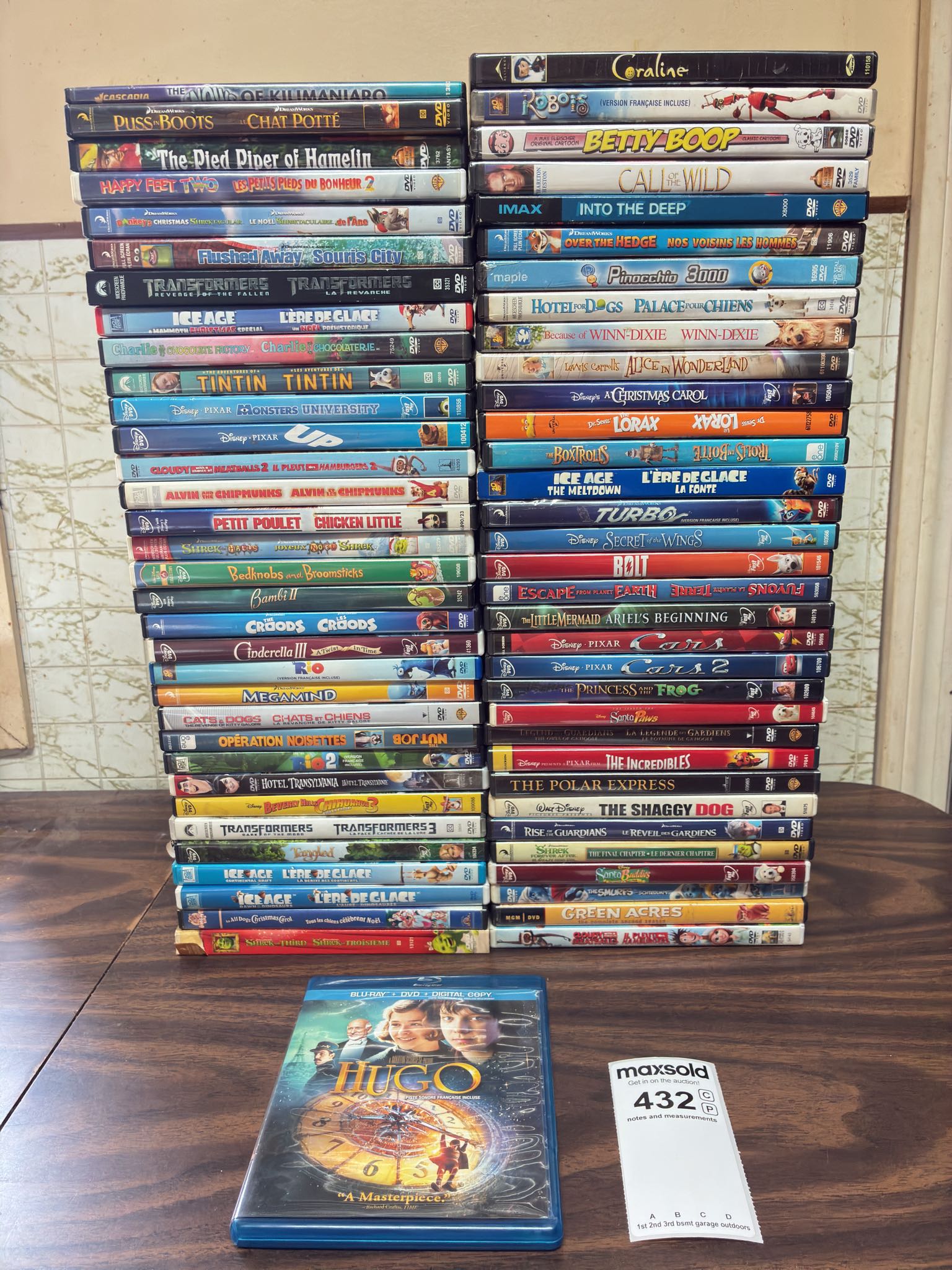 60+ Family & Animated DVD & Blu-ray Movies | Maxsold
