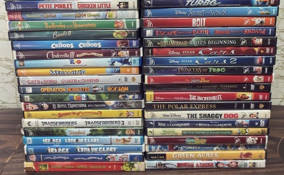 60+ Family & Animated DVD & Blu-ray Movies | Maxsold