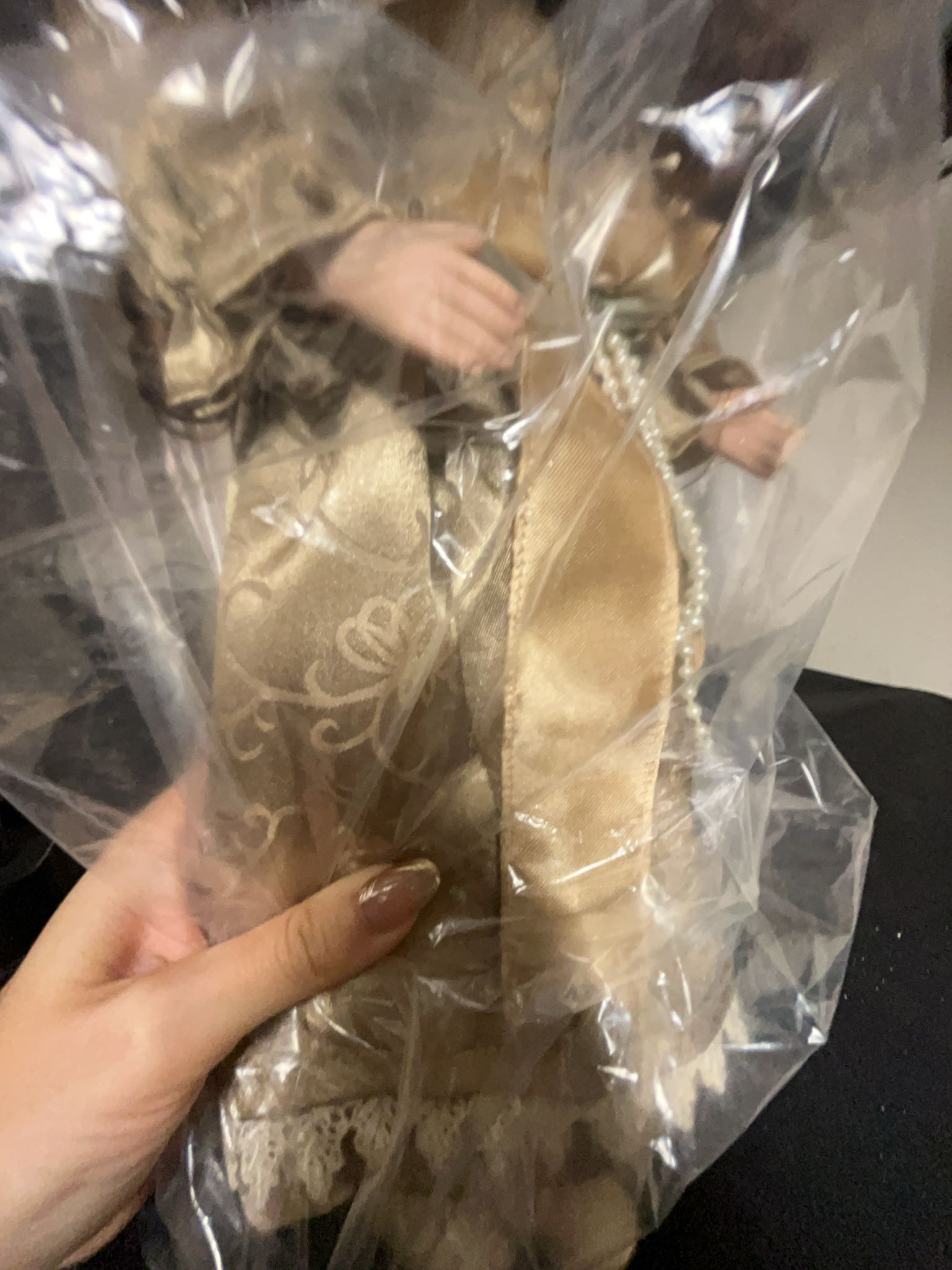 Porcelain Doll With Wooden Stand | Maxsold