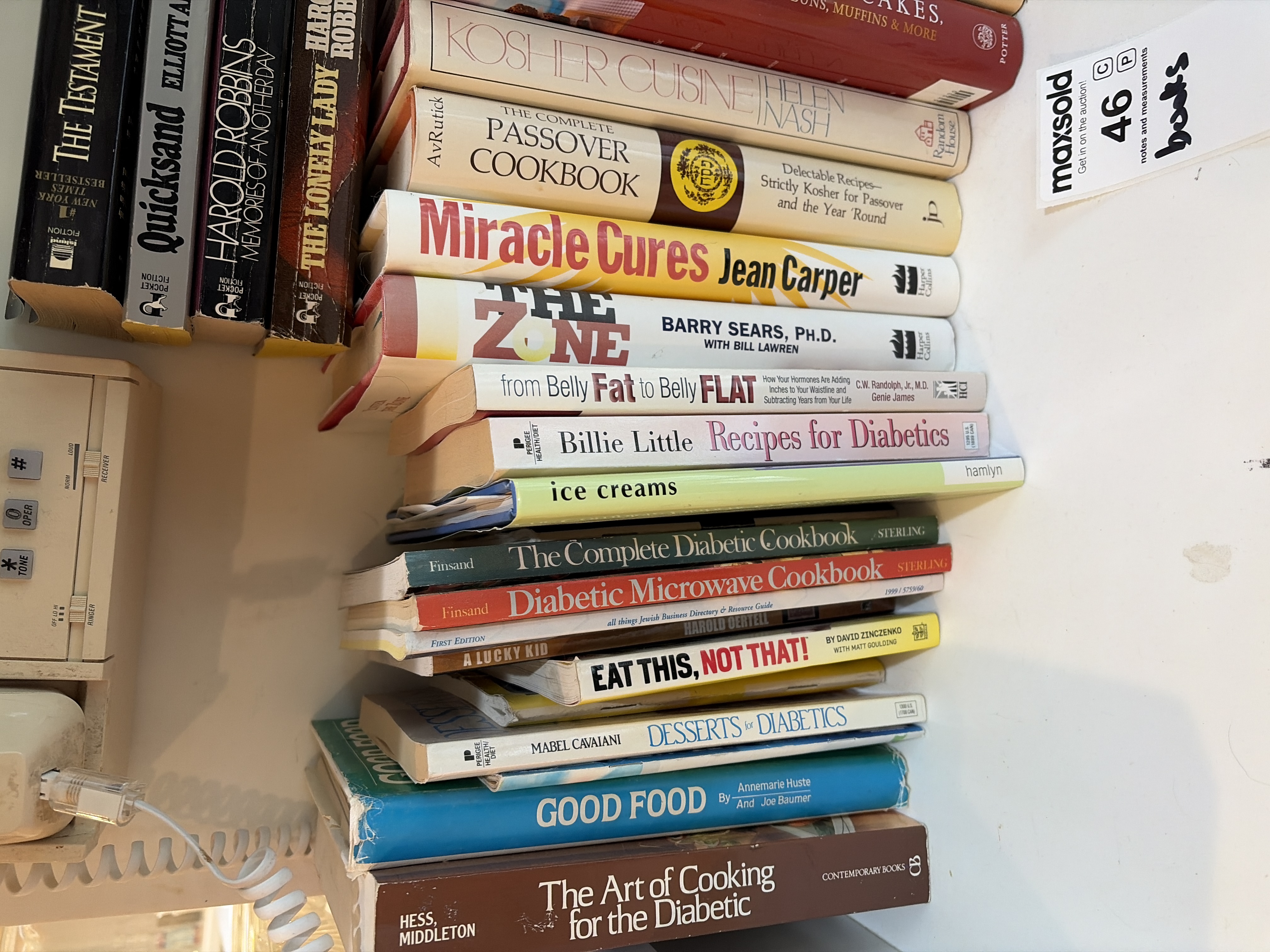 Assorted Cookbooks, Fiction & Health Books | Maxsold