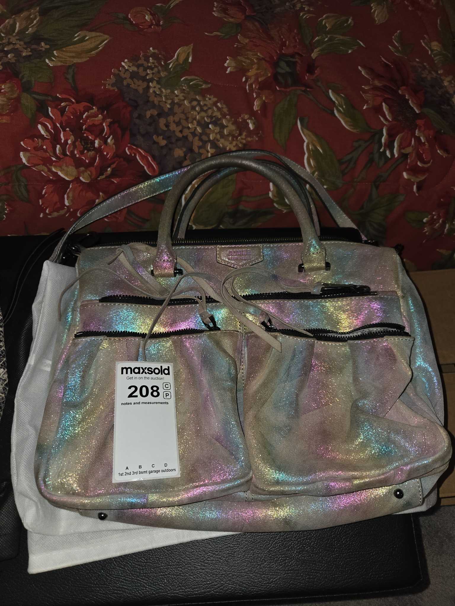 Aimee Kestenberg iridescent tote & snake-print shoulder bag | Maxsold