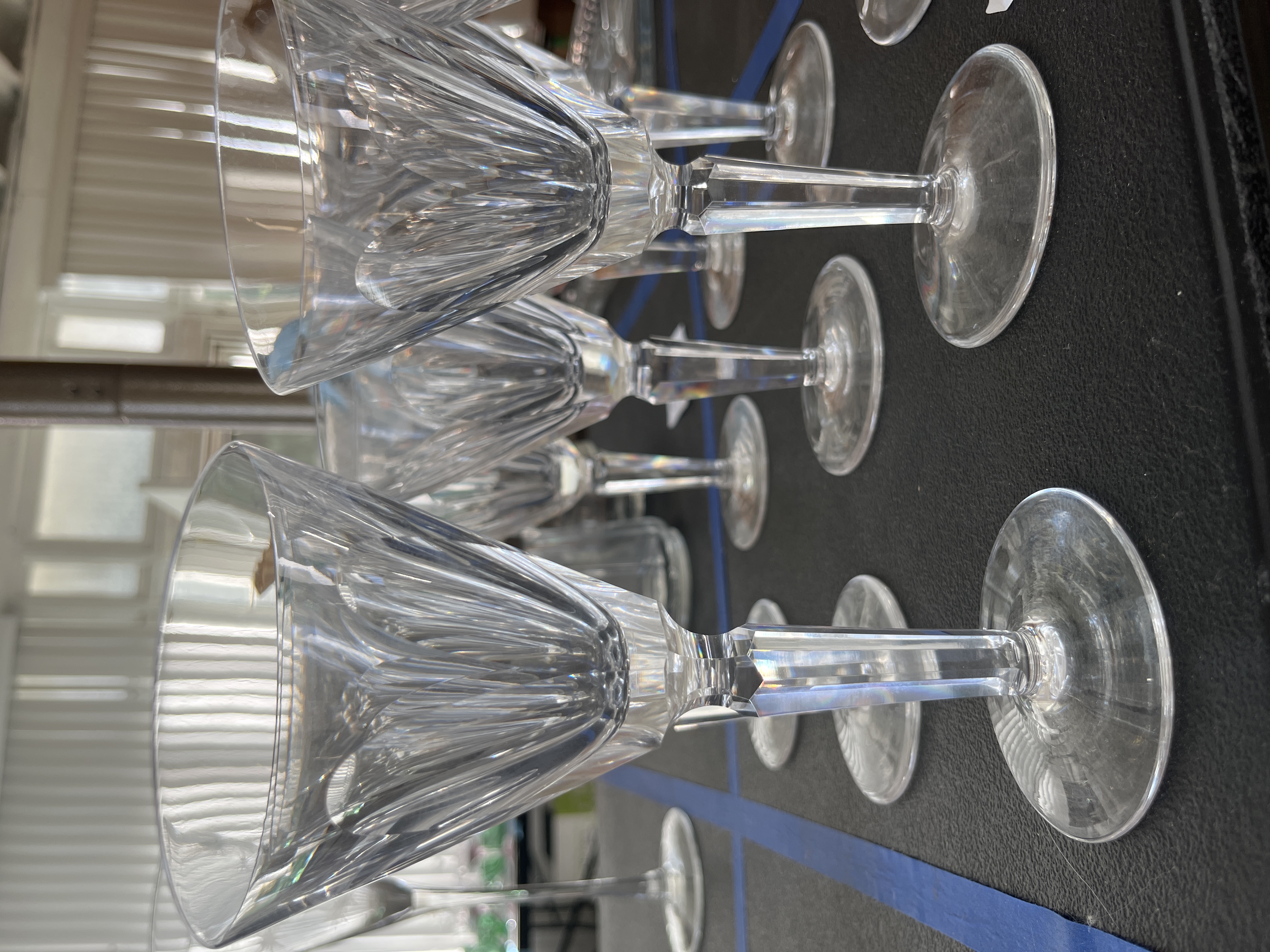 Waterford crystal stemware, set of 9 | Maxsold