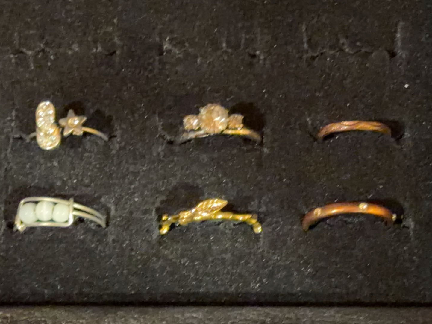 Mixed metal stacking rings, 6 pieces | Maxsold