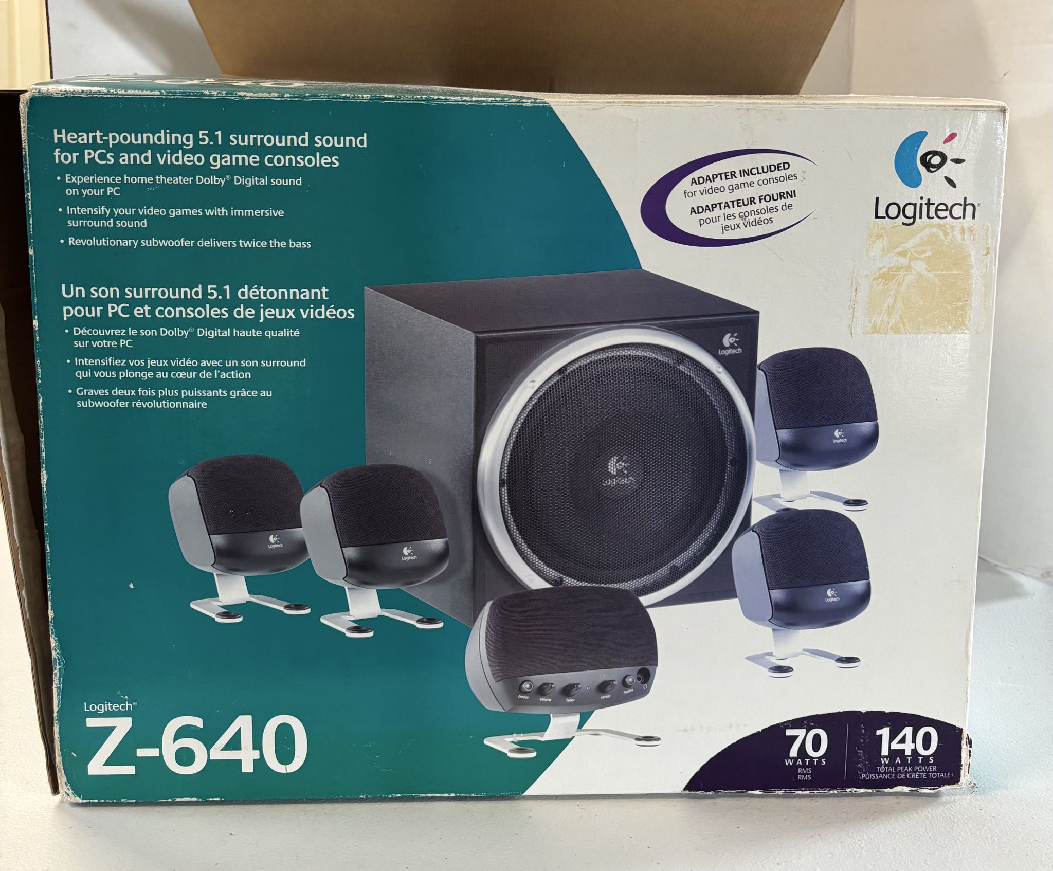 Logitech Z-640 5.1 Surround Speaker System | Maxsold
