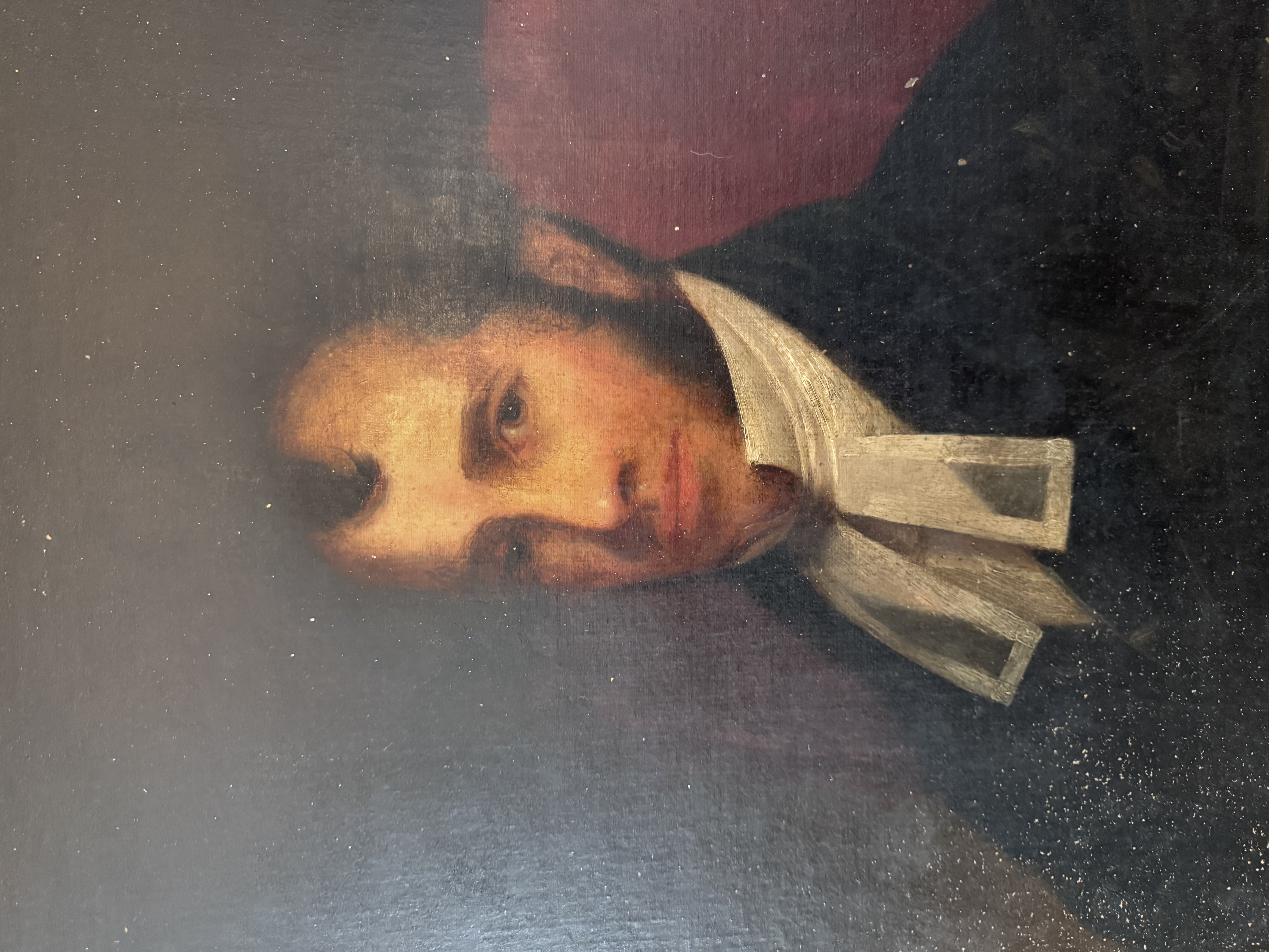 Antique 1842 oil portraits Reverend & Mrs Archibald | Maxsold