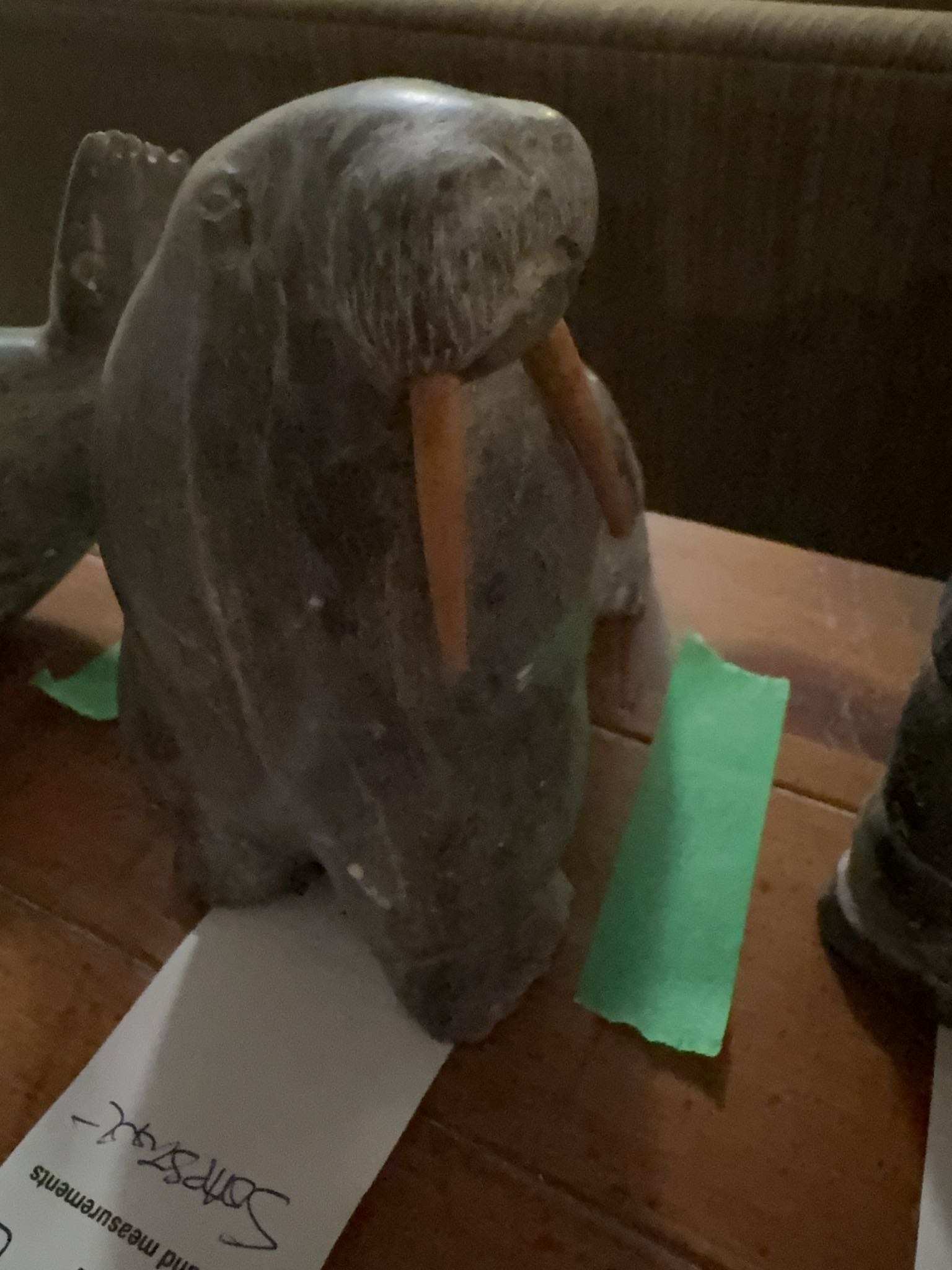 Hand-Carved Soapstone Walrus Sculpture | Maxsold