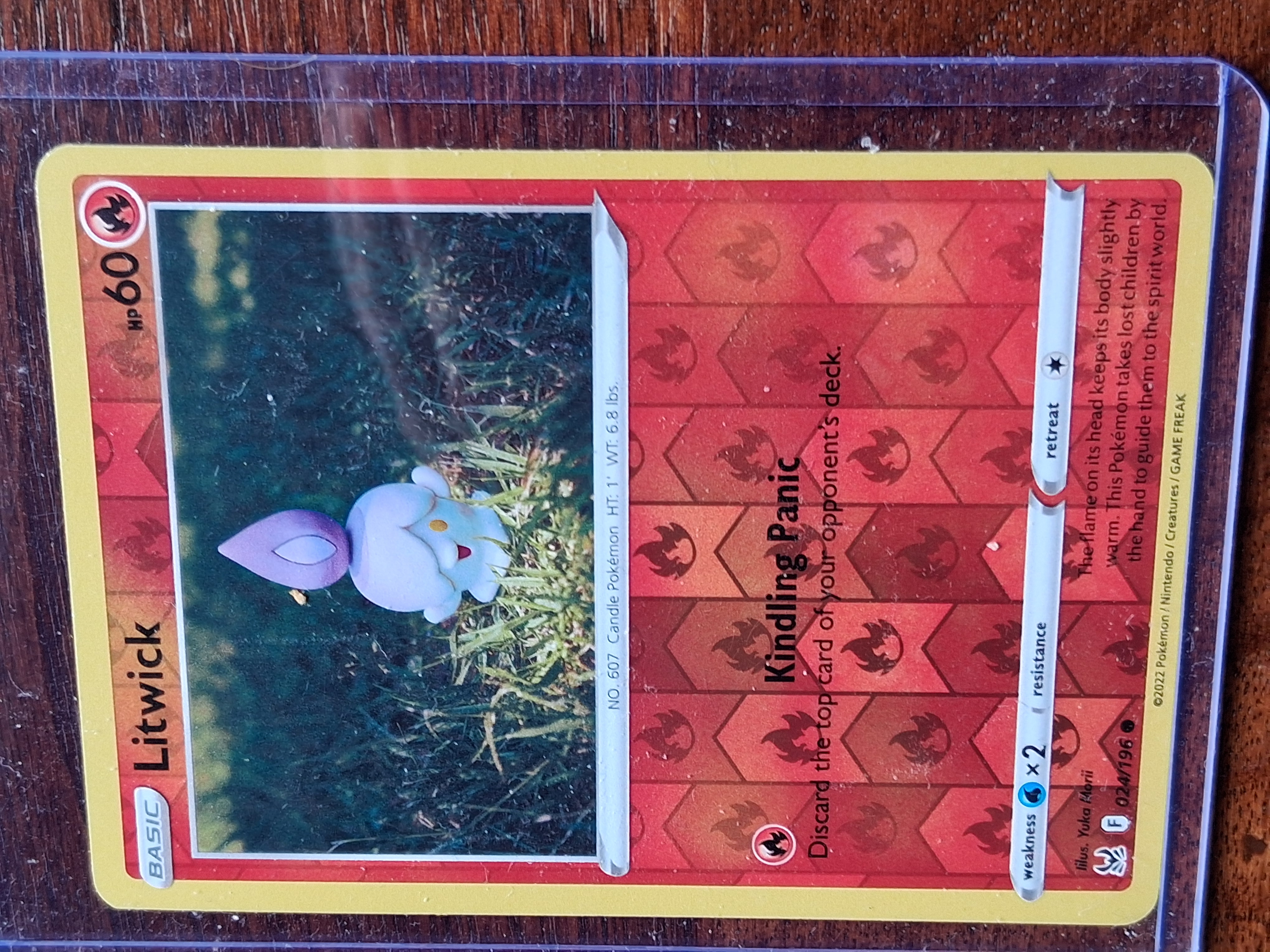 Pokémon Litwick 024/196 & Hex Maniac 75/98 cards | Maxsold