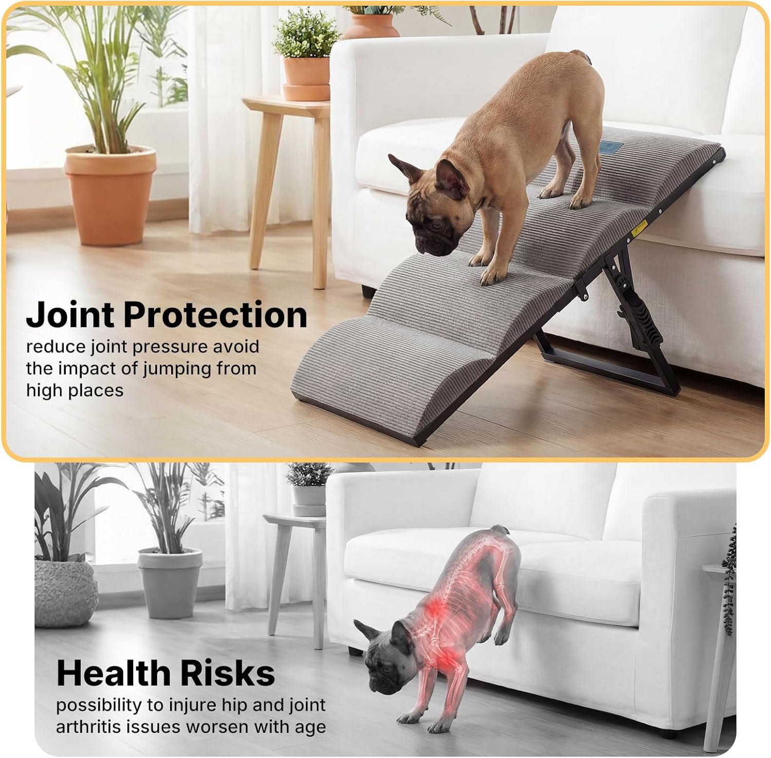 Veehoo gray adjustable dog ramp | Maxsold