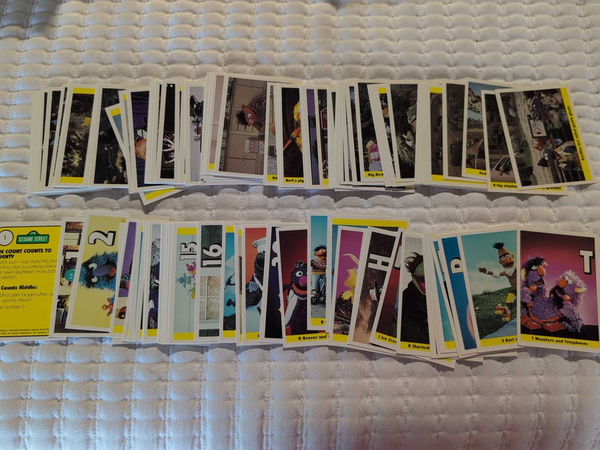 1992 Sesame Street Muppets trading card full set | Maxsold