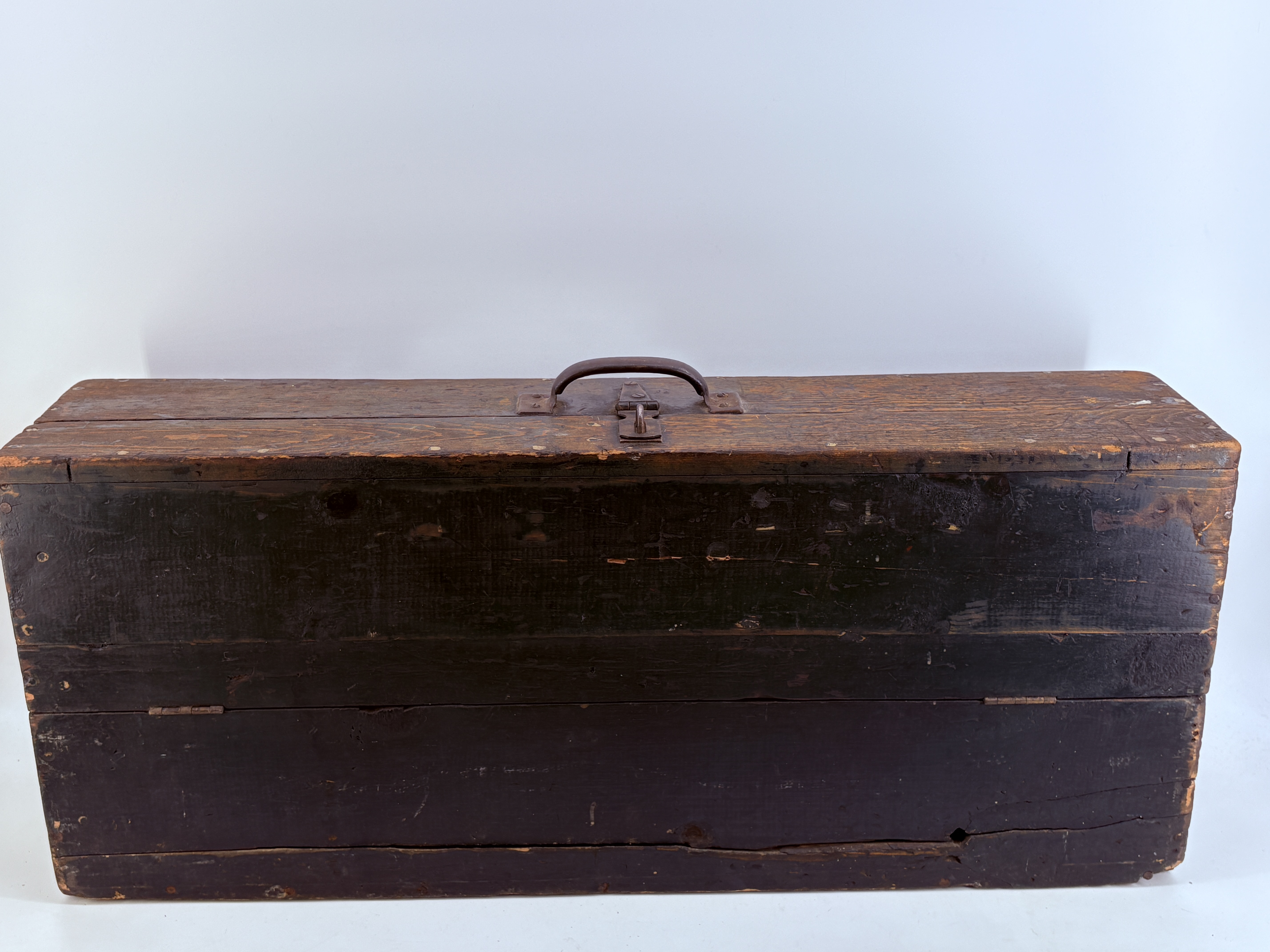 Antique Primitive Canadiana Painter's Art Box | Maxsold