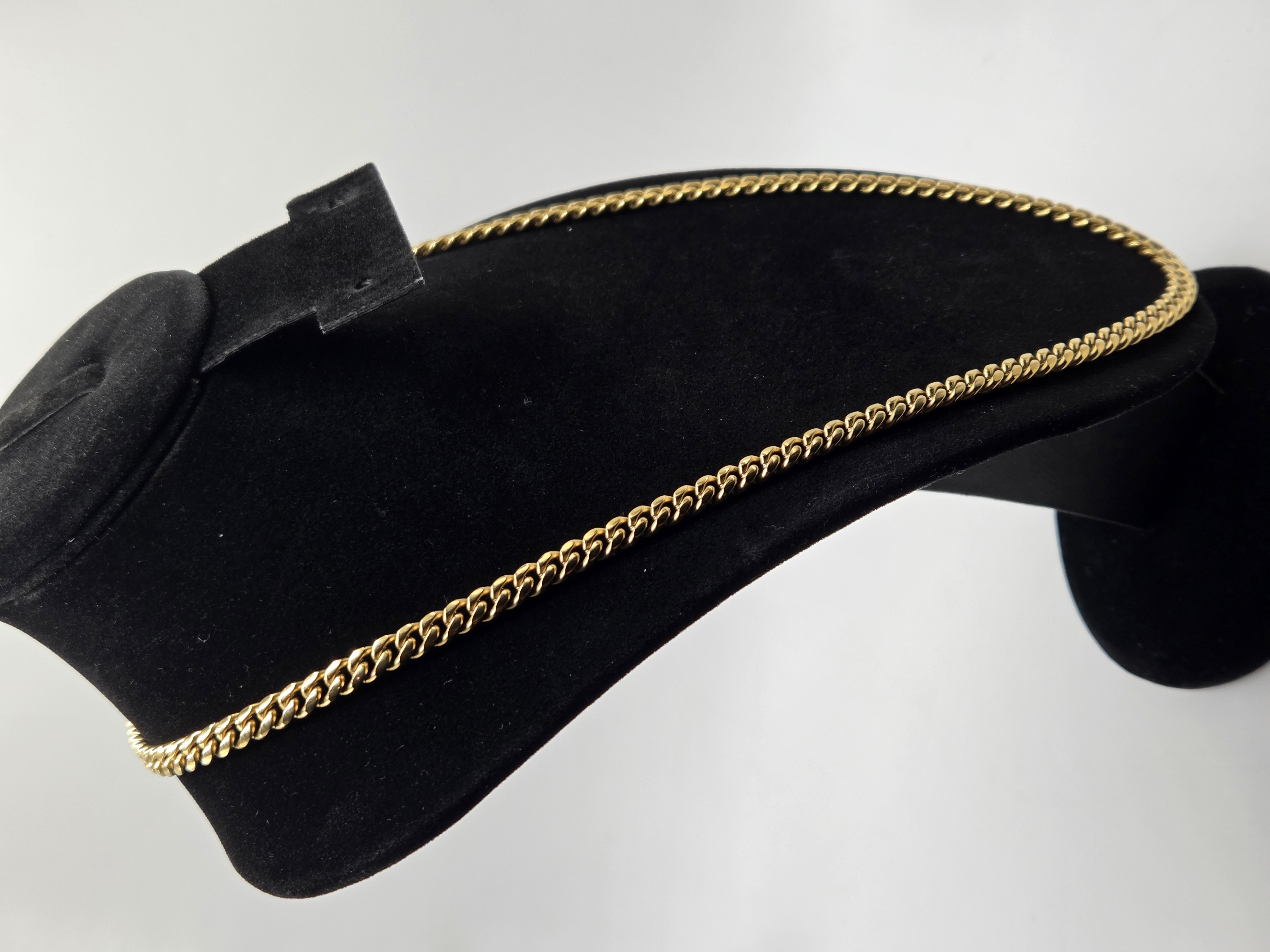 GLD gold-plated stainless steel Cuban link chain necklace | Maxsold