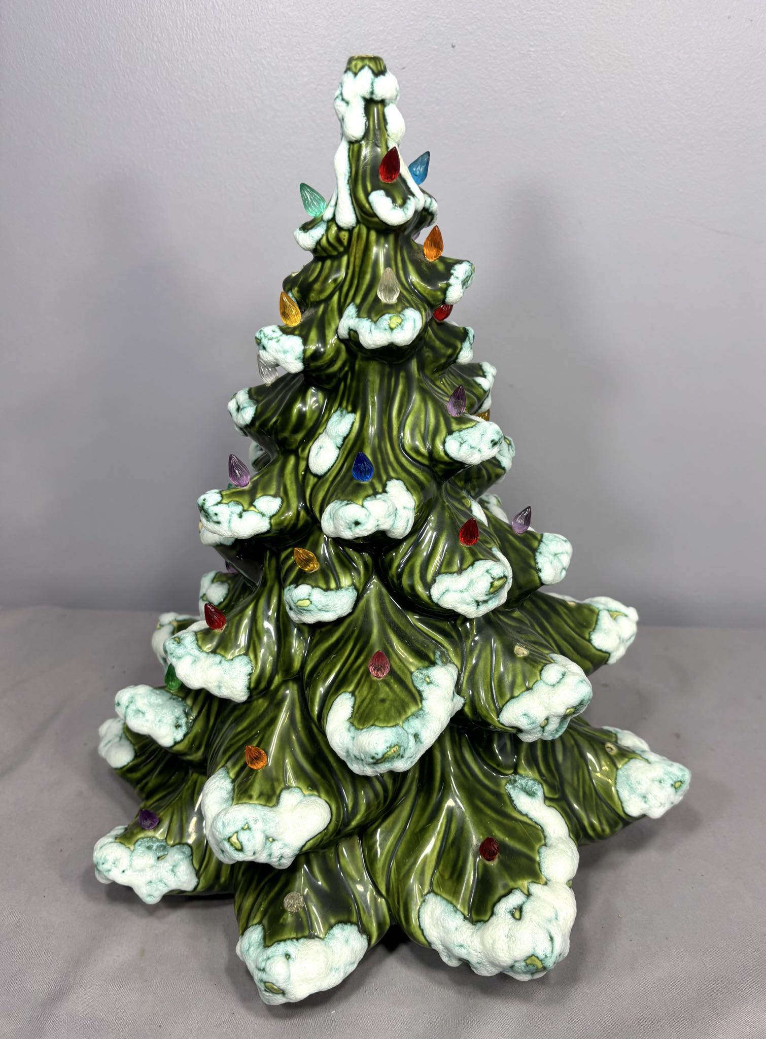 Vintage Signed Ceramic Christmas Tree 14" | Maxsold