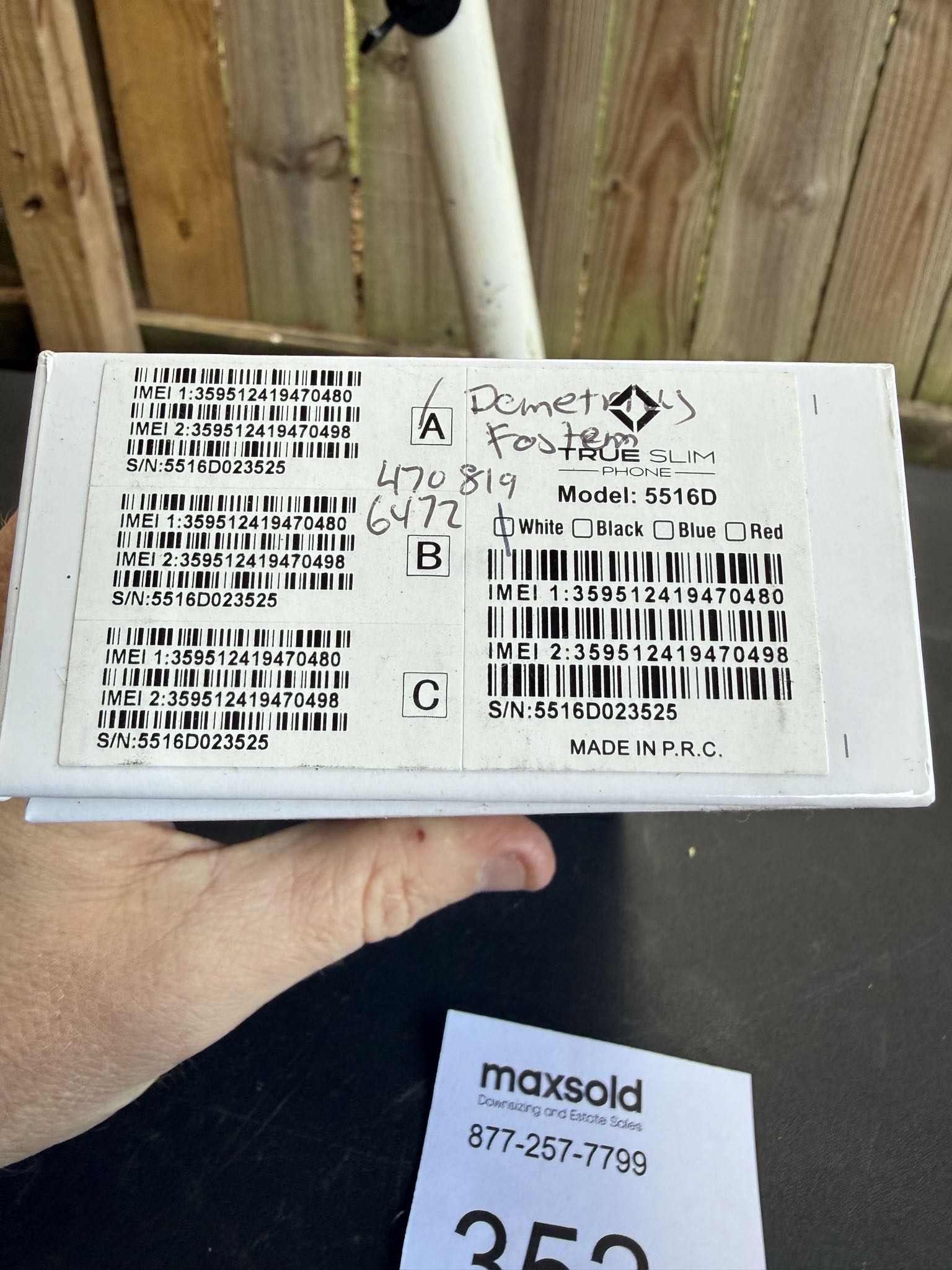 New True Slim Phone model 5516D | Maxsold