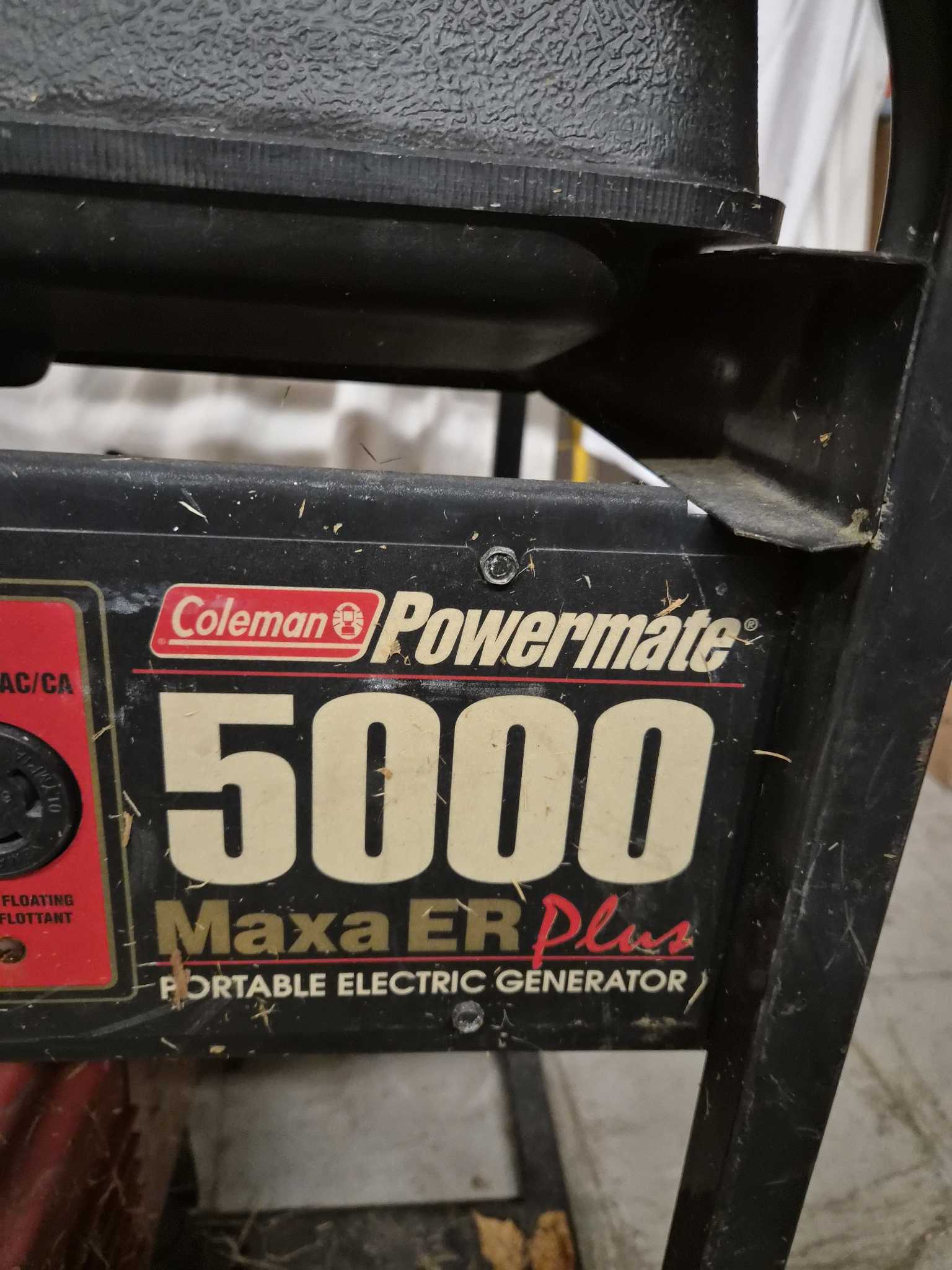 Coleman Powermate Maxa ER Plus 5000W generator | Maxsold