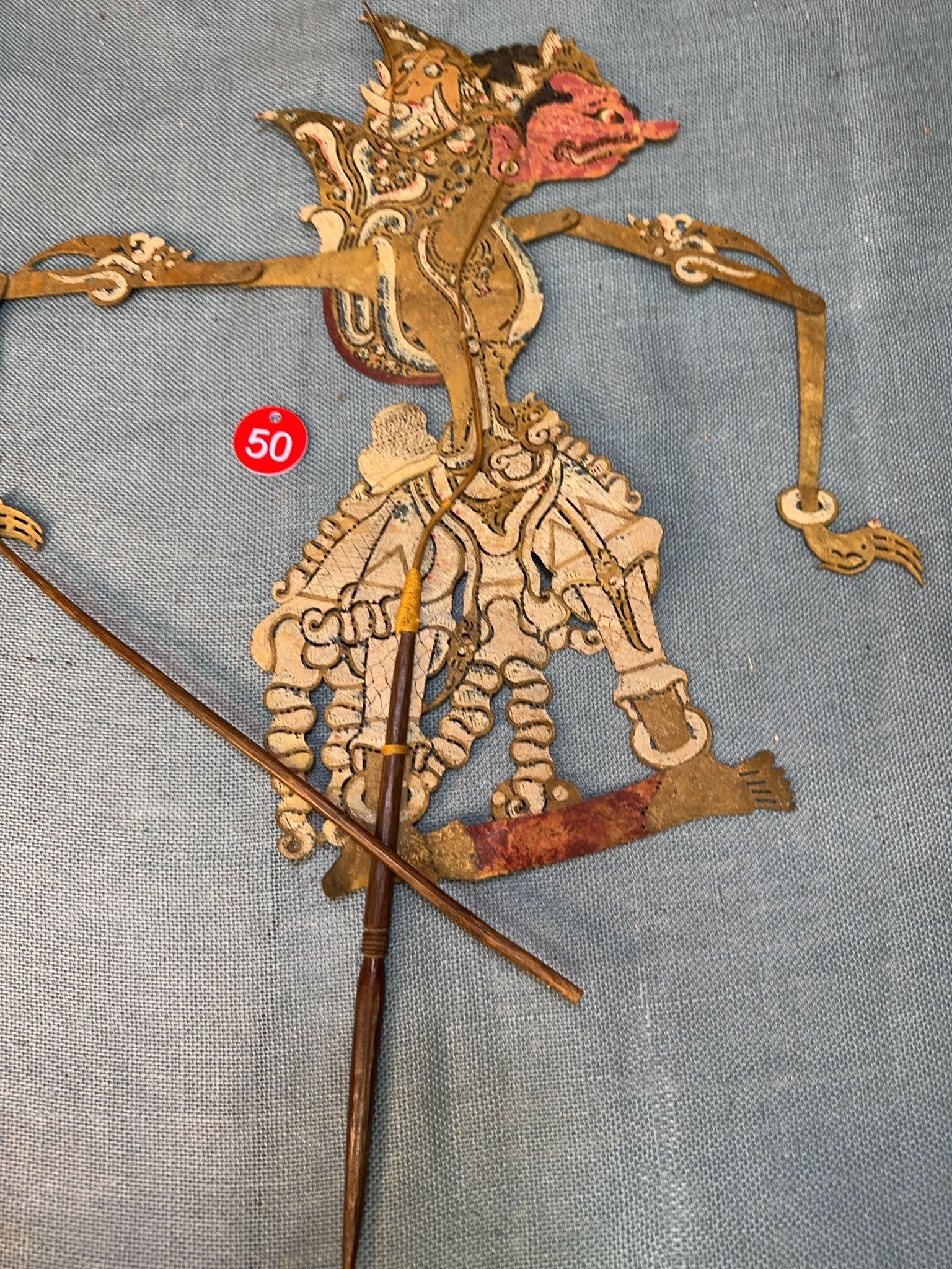 Indonesian Wayang Kulit shadow puppet | Maxsold