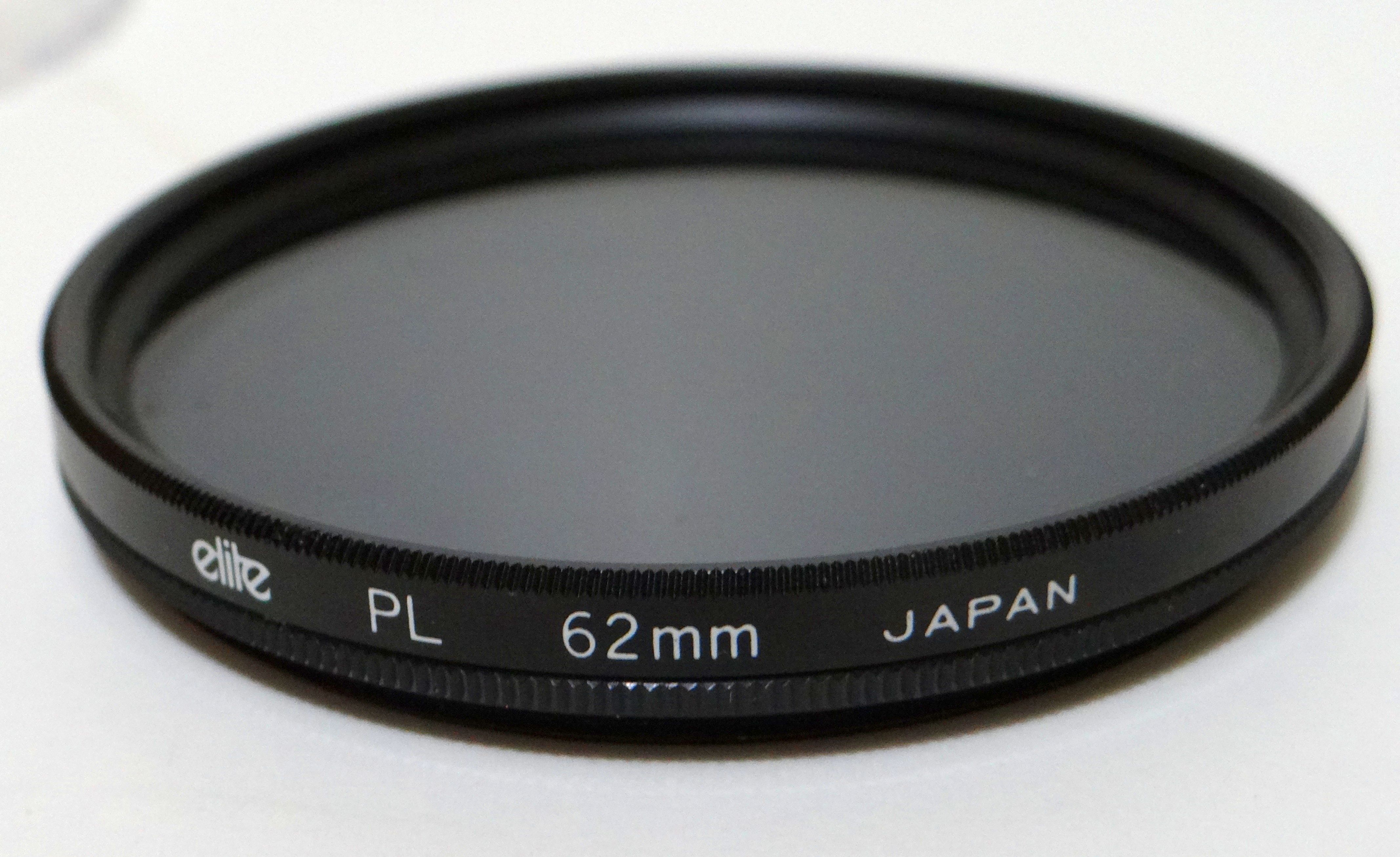 Elite PL 62mm polarizing camera filter | Maxsold