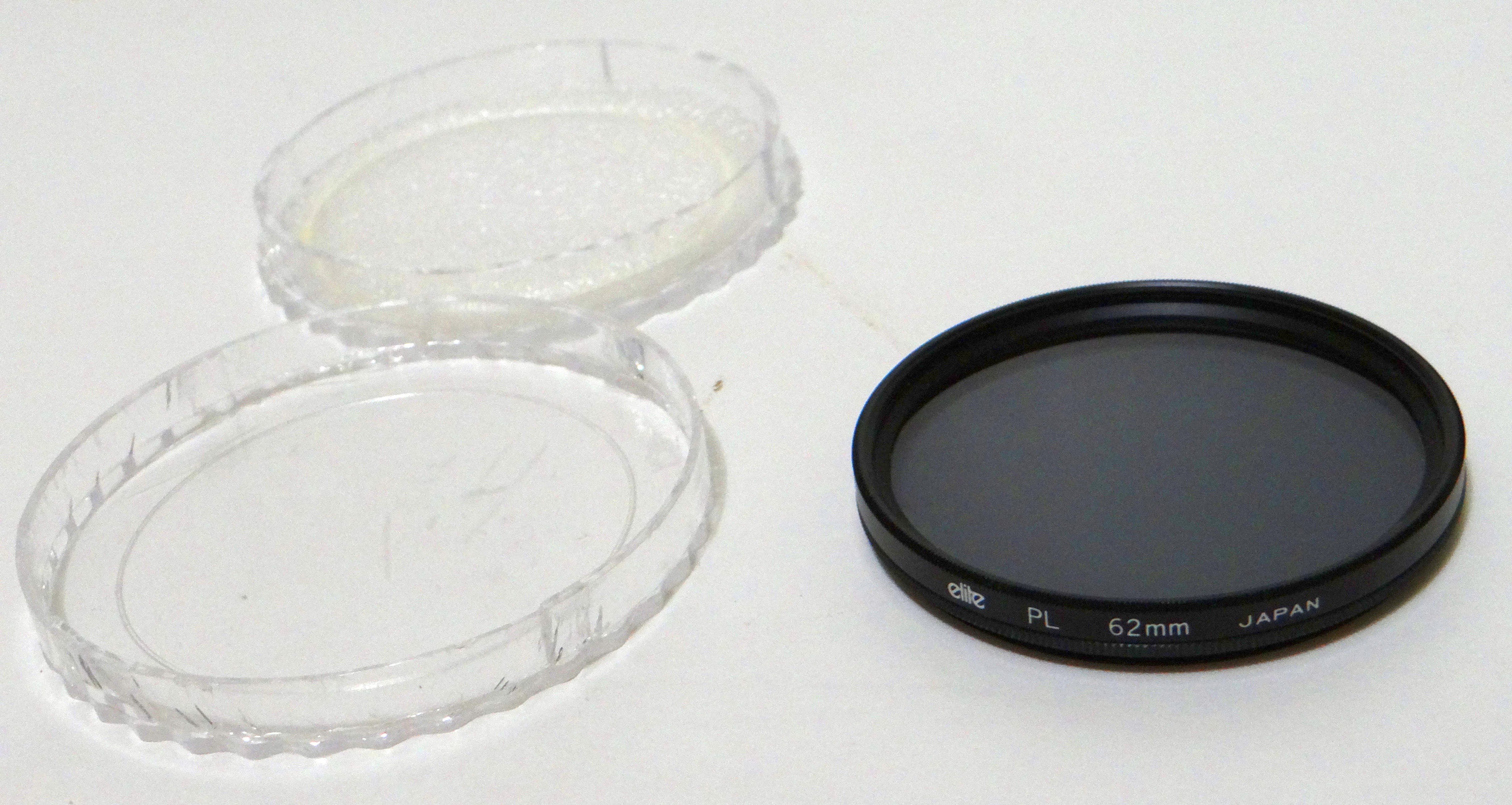 Elite PL 62mm polarizing camera filter | Maxsold