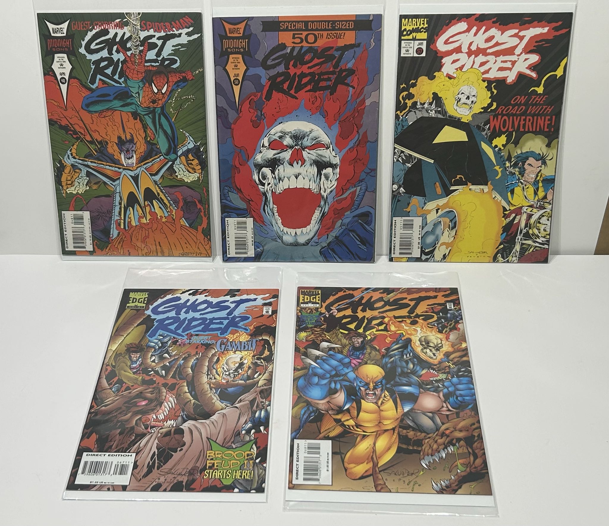 Marvel Ghost Rider Comics Issues 48 50 57 67 68 | Maxsold