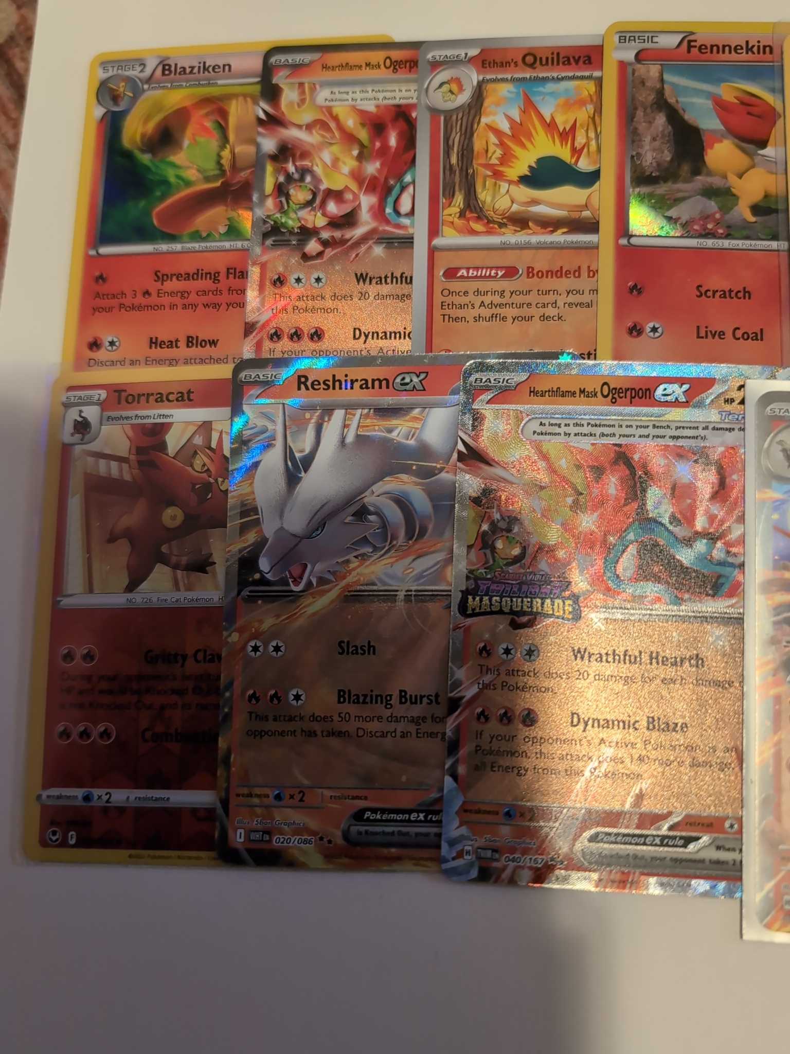 Pokemon Fire-Type Holo & GX/EX Card Lot | Maxsold