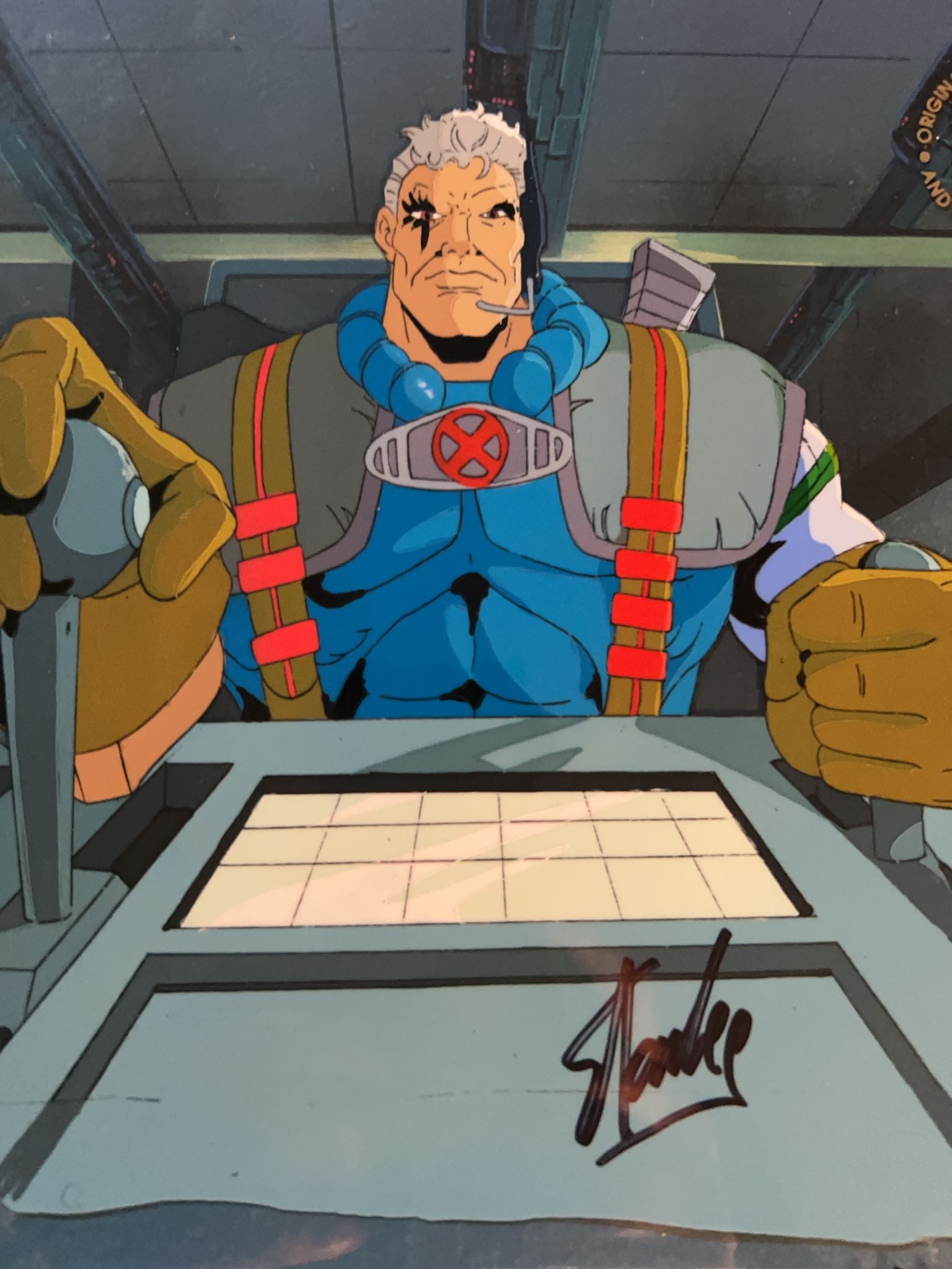 X-Men Cable signed animation cel | Maxsold