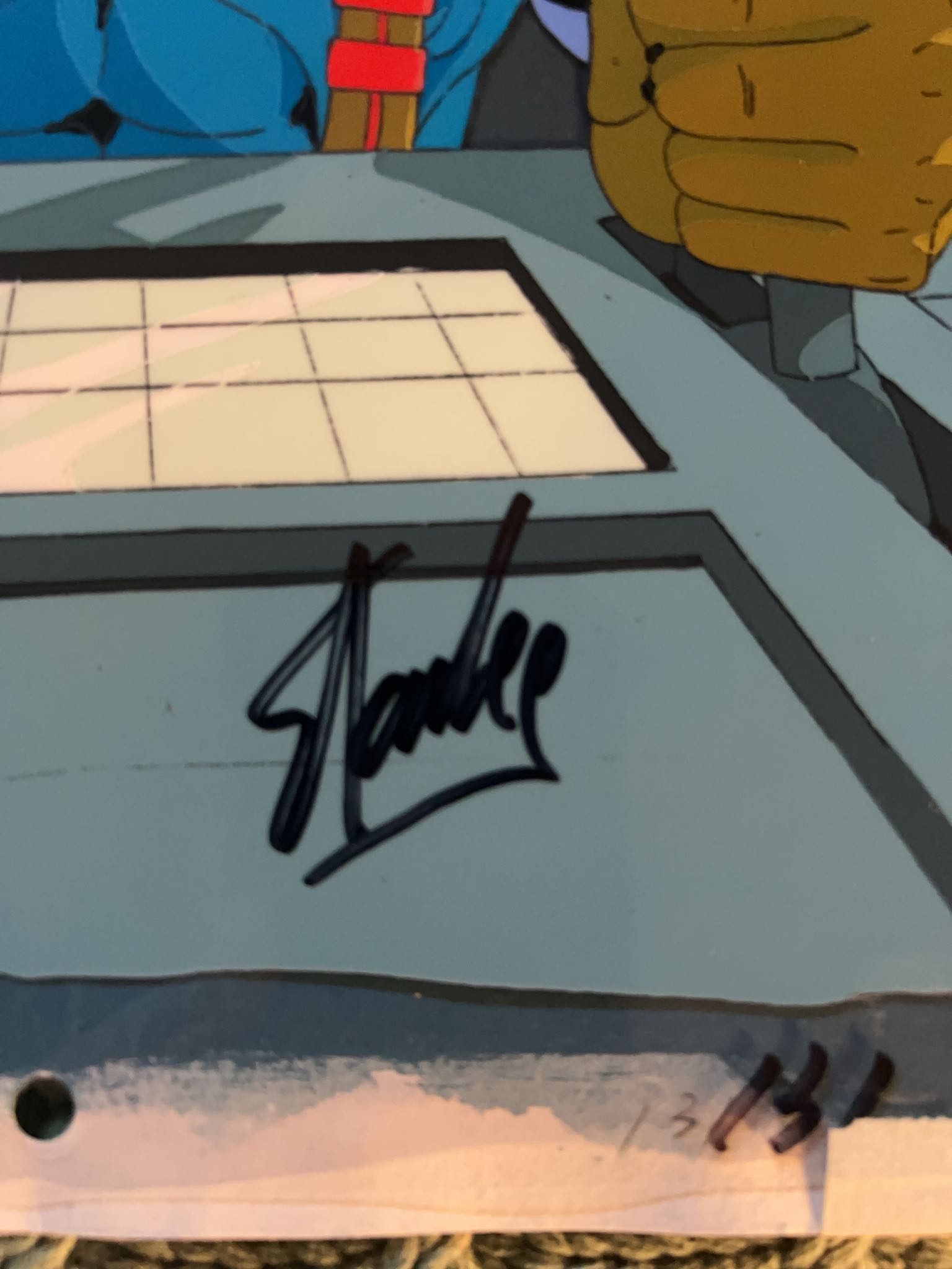 X-Men Cable signed animation cel | Maxsold