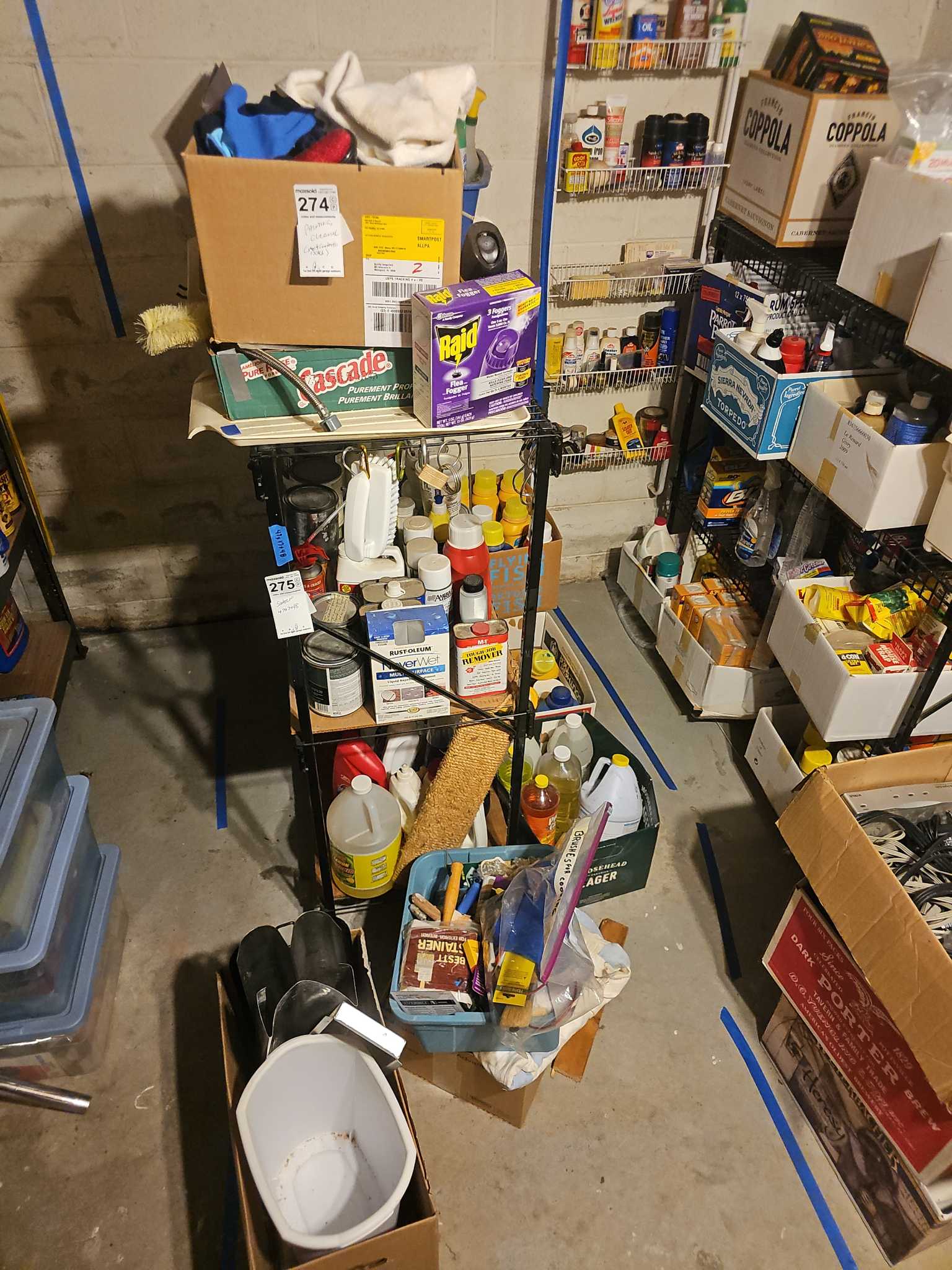 Cleaning Supplies, Paint & Chemical Assortment | Maxsold