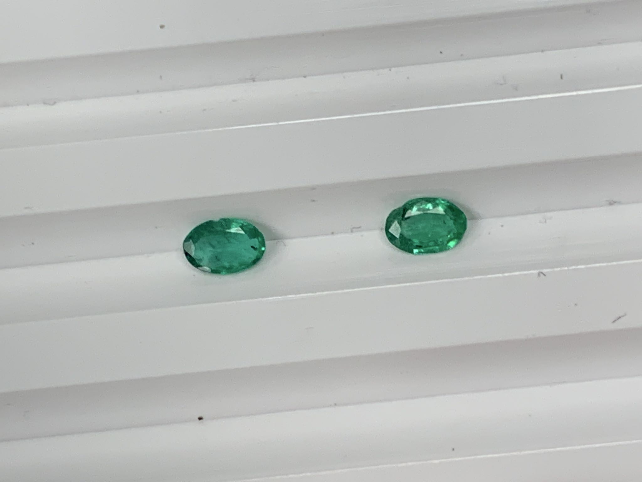 0.60ctw Natural Colombian Emerald Pair | Maxsold