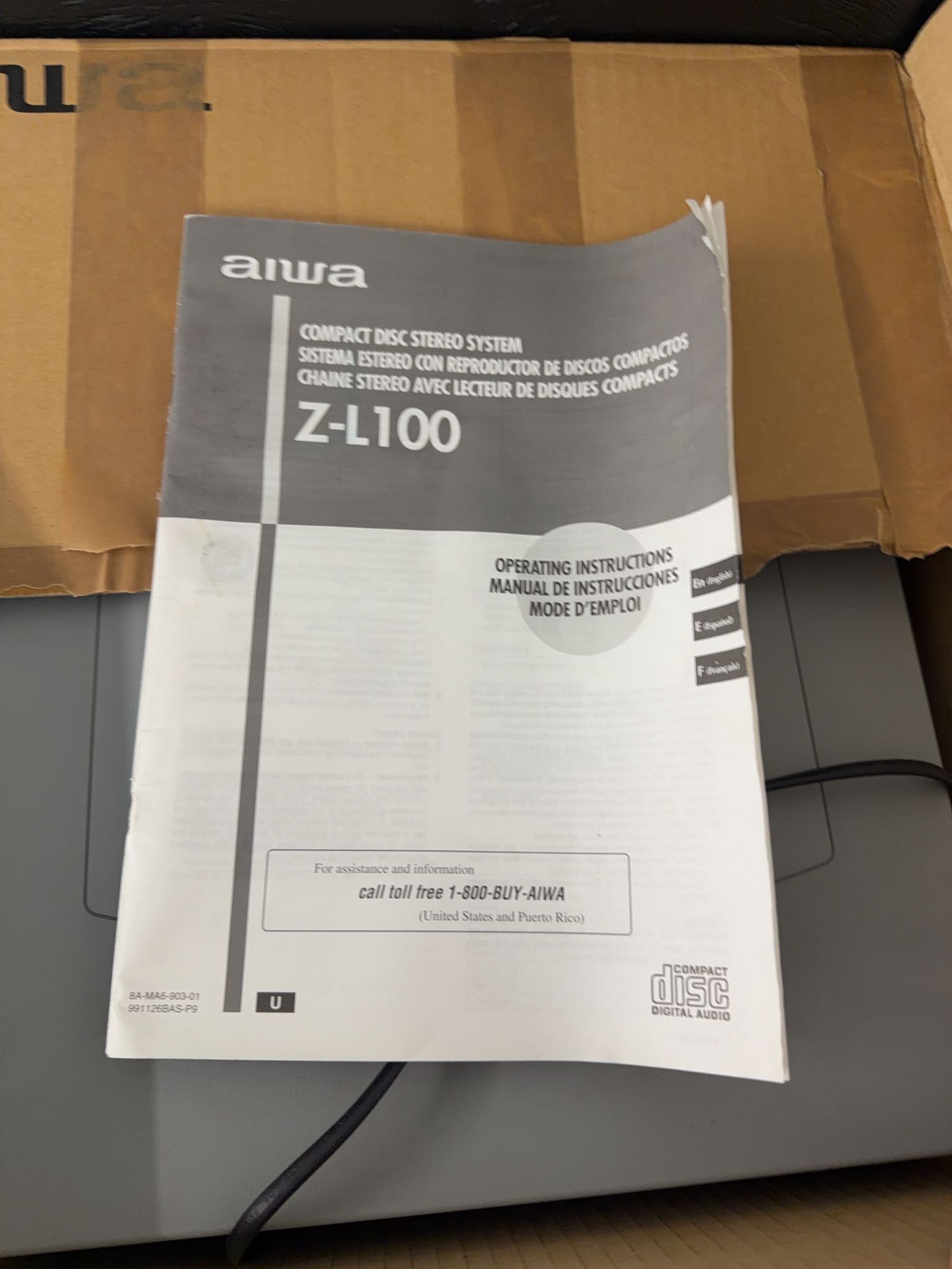 Aiwa CX-ZL100 / SX-ZL100 mini stereo system | Maxsold