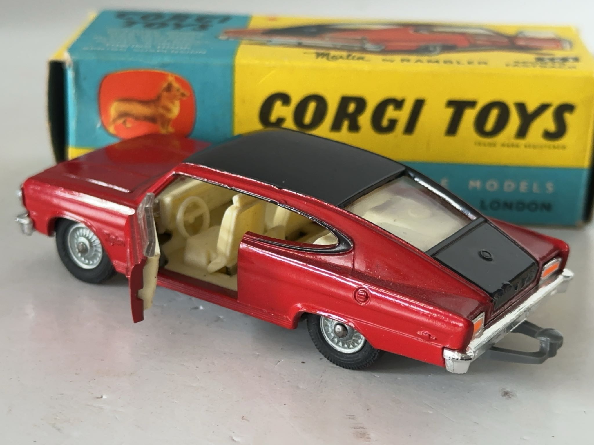 Corgi Marlin by Rambler Sports Fastback #263 die-cast model car with ...