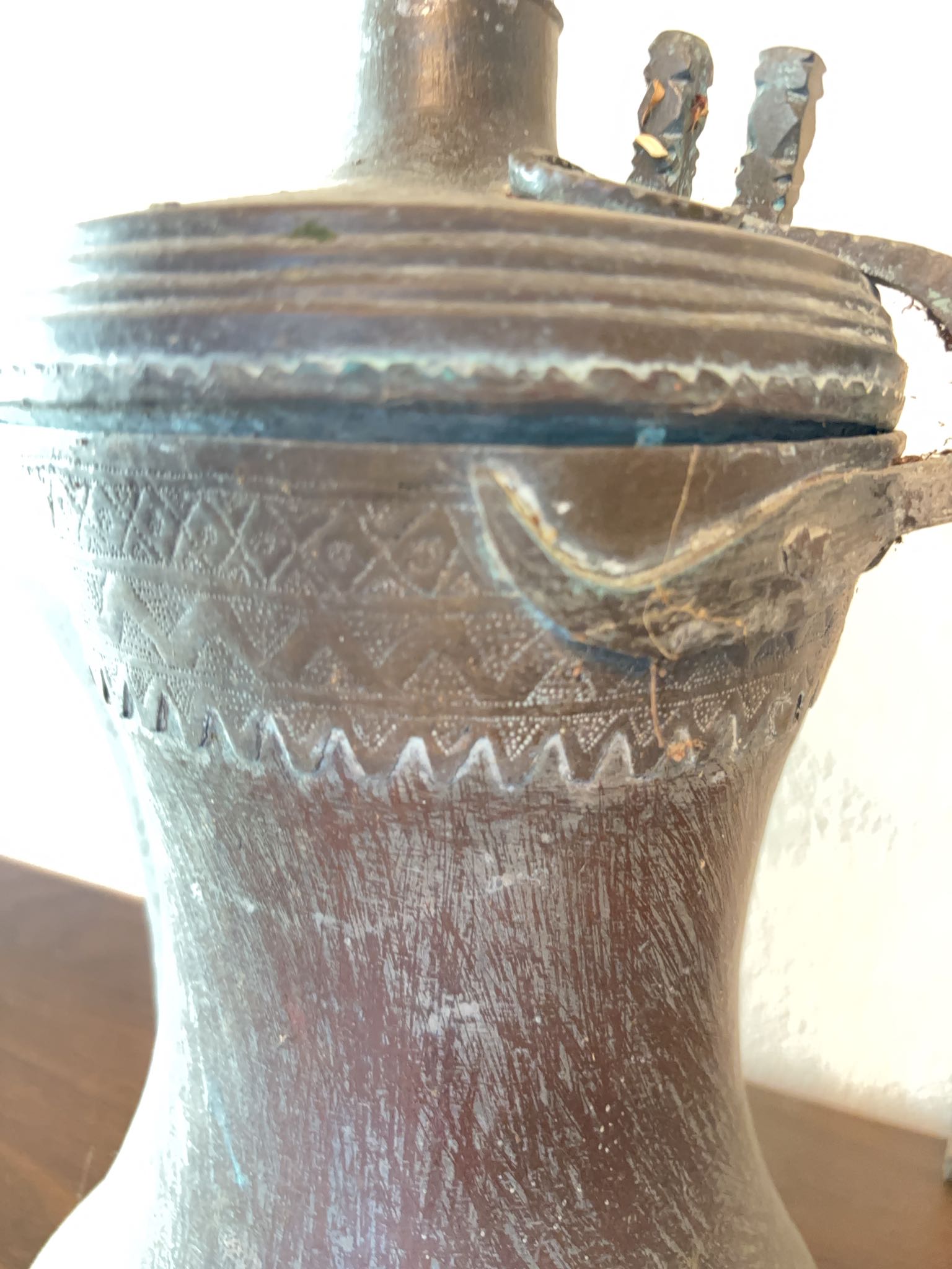 Patinated Brass/Bronze Dallah-Style Ewer | Maxsold