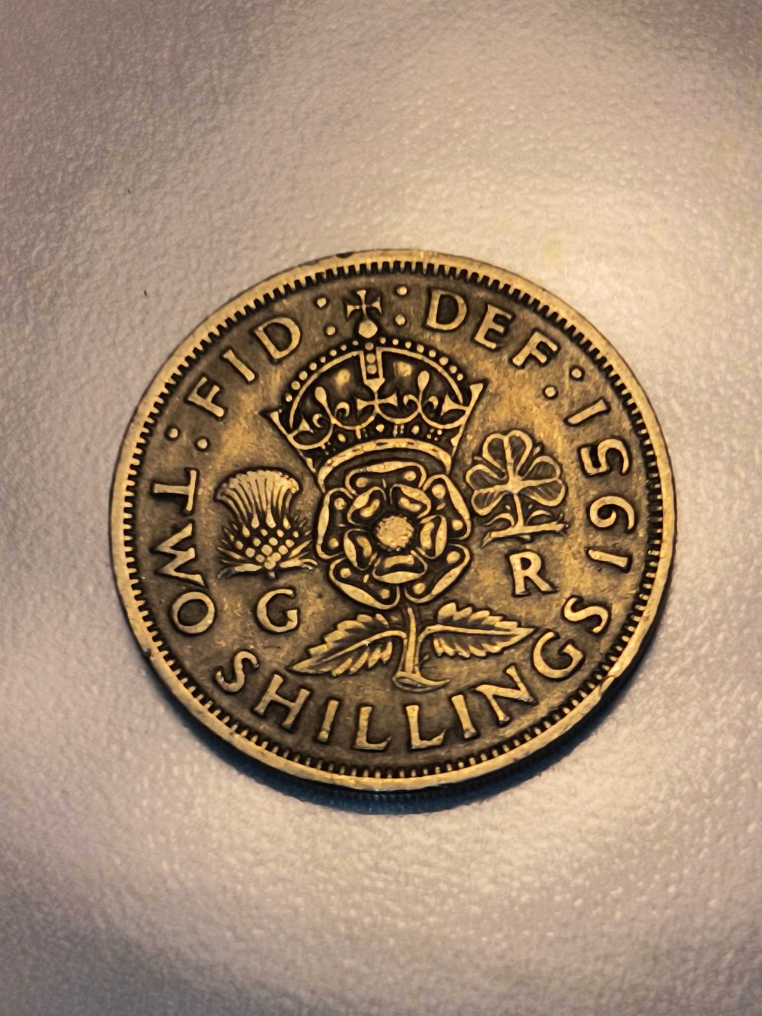 1951 UK Two Shillings Florin Coin | Maxsold