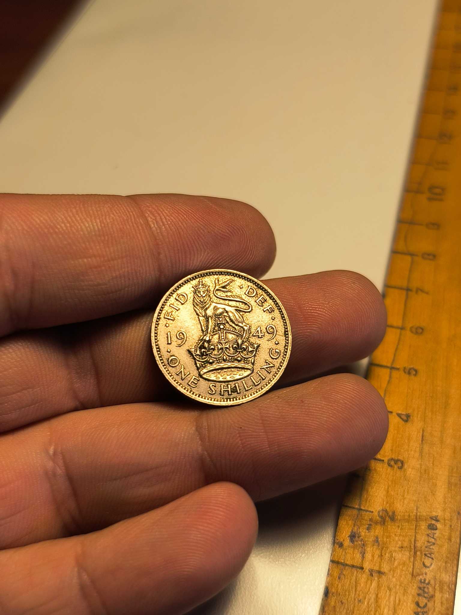 1949 United Kingdom one shilling coin | Maxsold