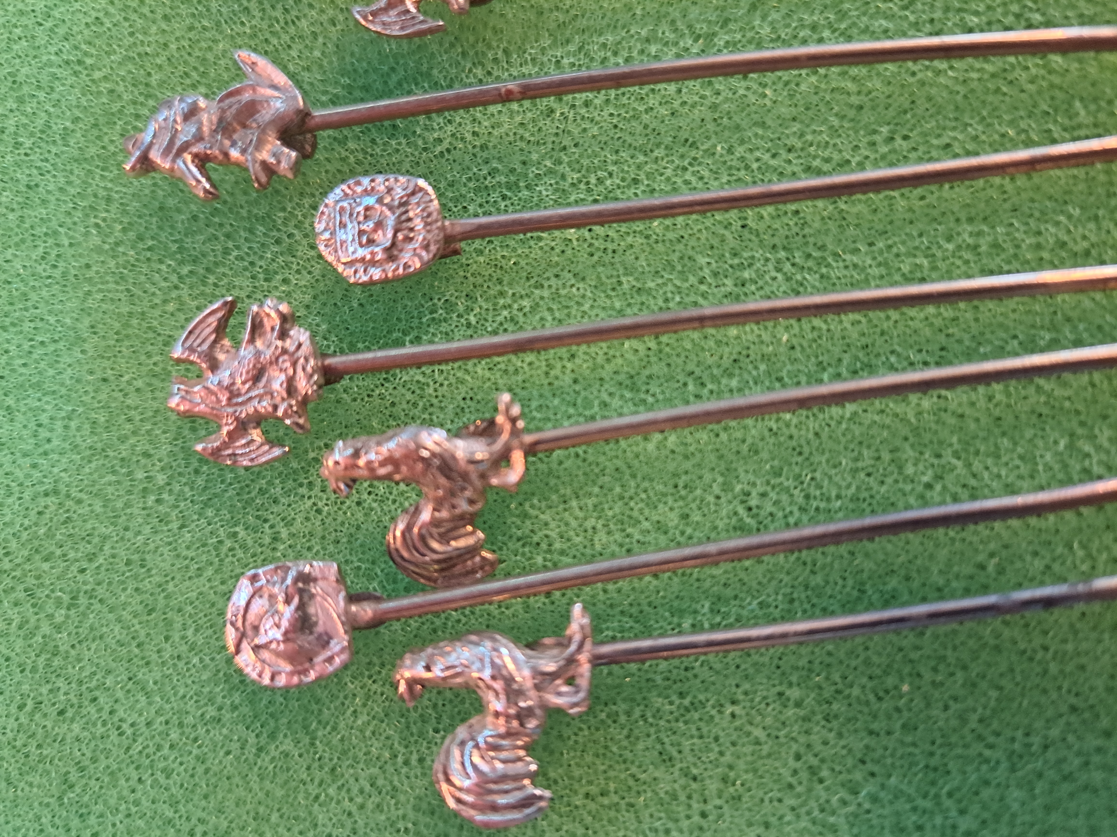 Taxco sterling silver animal cocktail picks | Maxsold