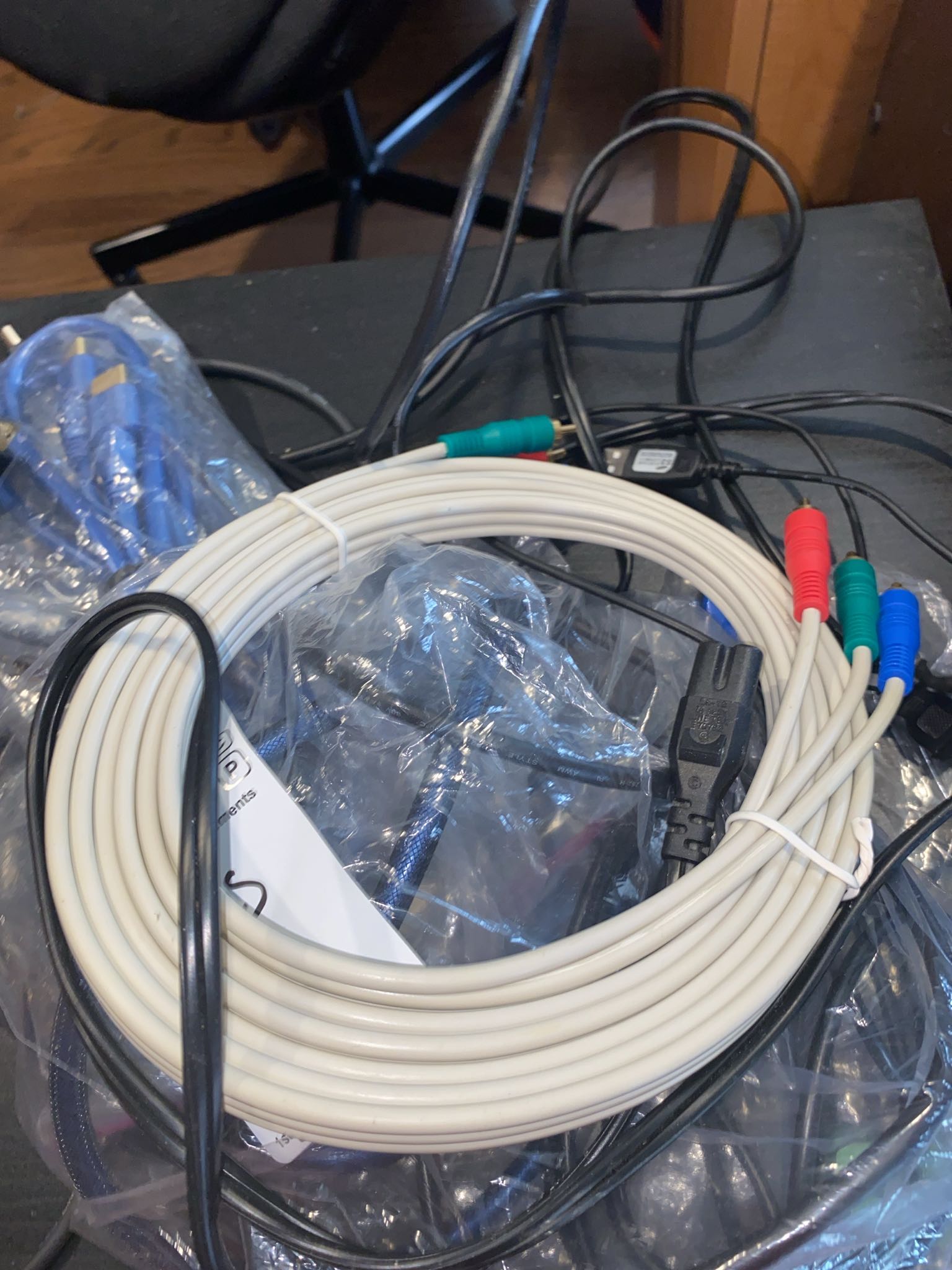 HDMI to Component RCA cable plus HDMI cable | Maxsold