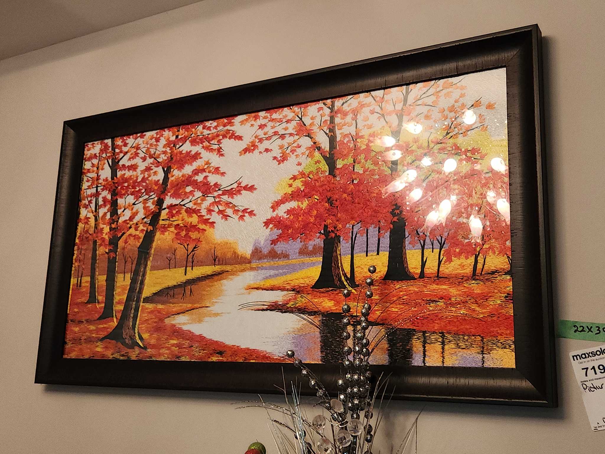 Framed landscape print 22x39 in | Maxsold