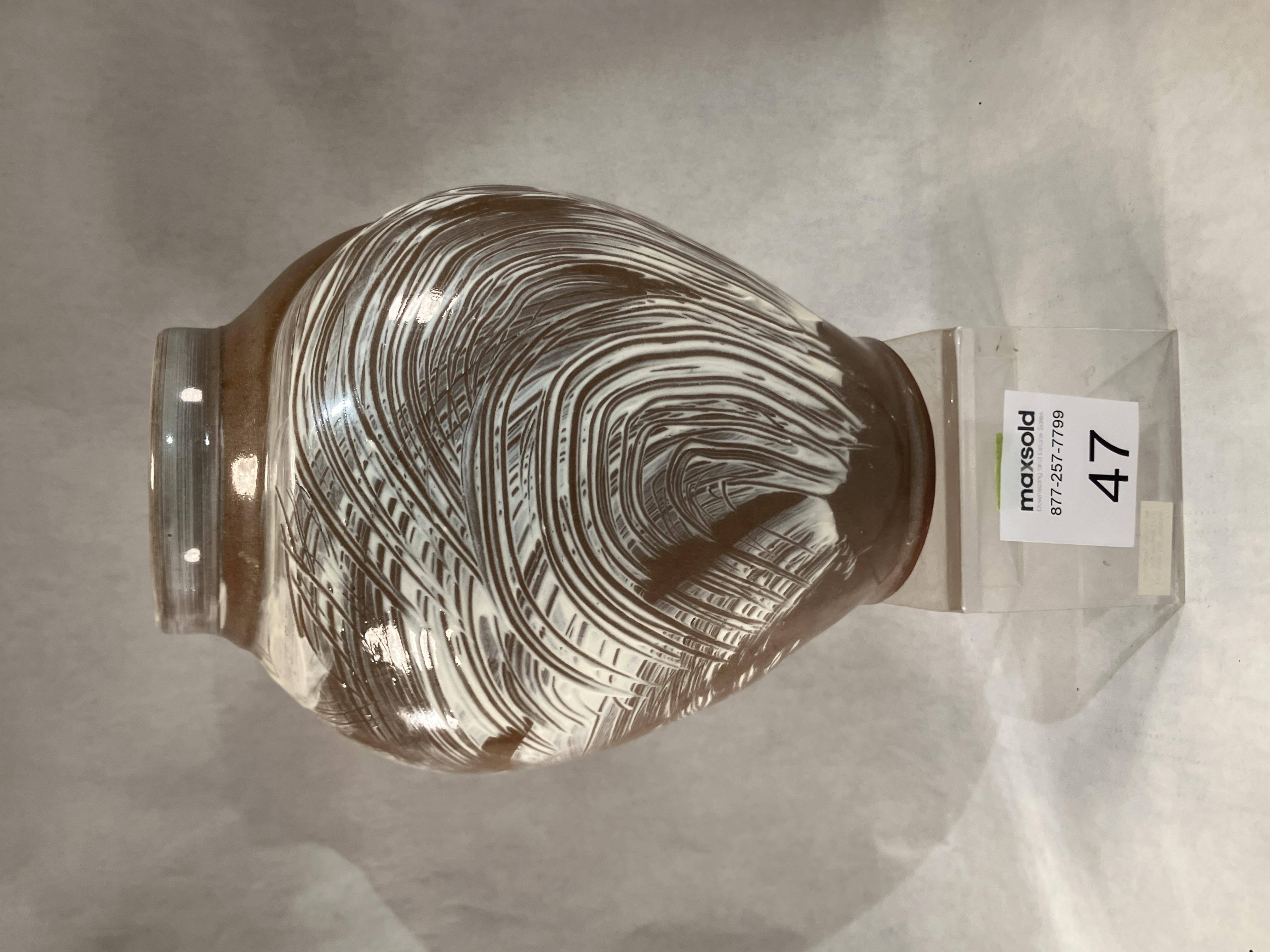 Gordon James Reisig Angel Wings Vase | Maxsold