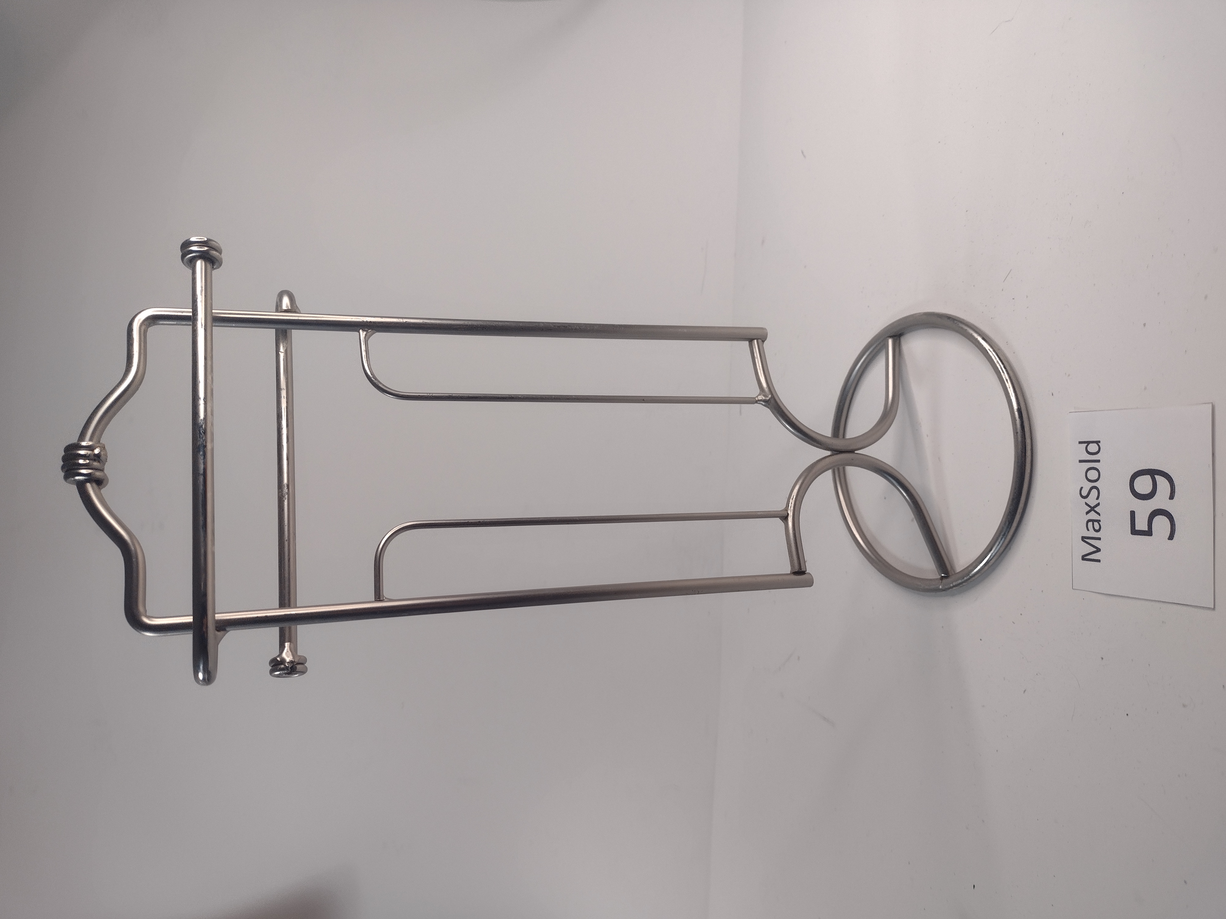 Art Deco style metal hand towel holder | Maxsold
