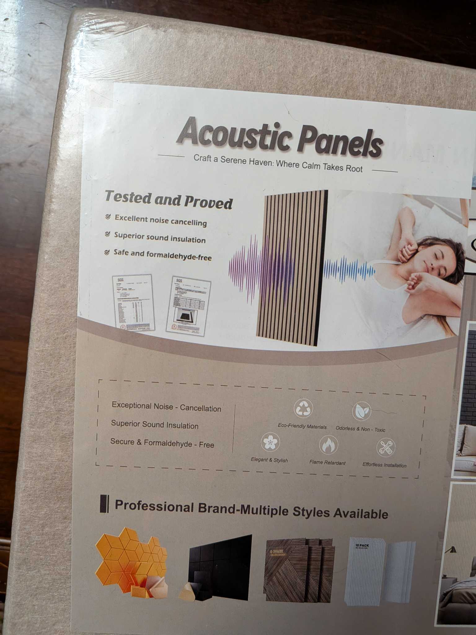 Camel felt acoustic wall panels 20-pack 11.8×11.5 in | Maxsold