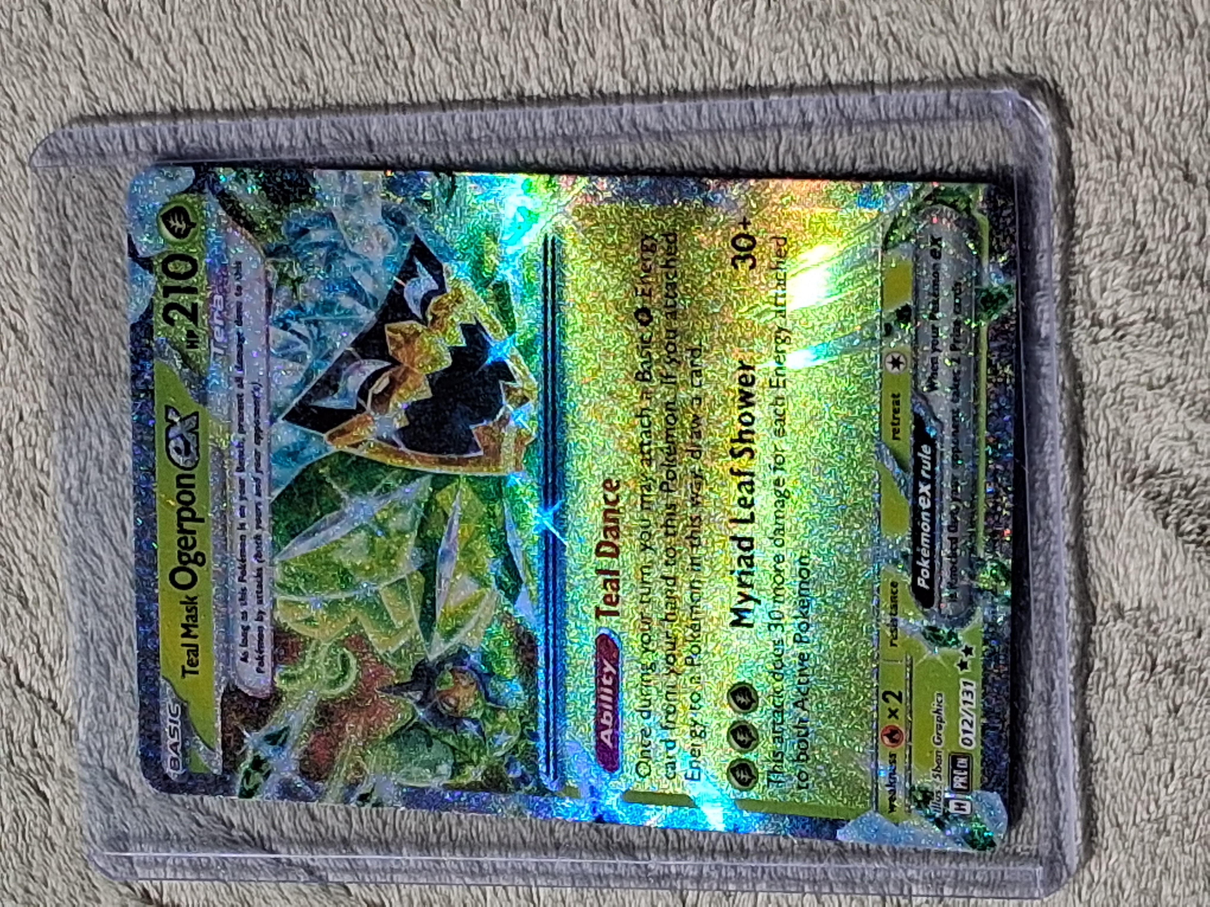 Teal Mask Ogerpon ex Pokémon card 012/131 | Maxsold